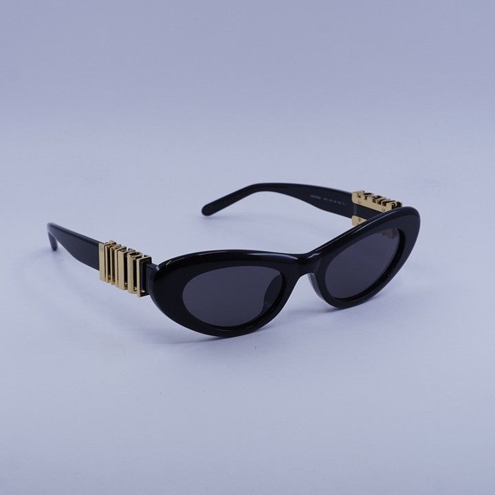 Loewe Loewe LW40156U 01A Sunglasses Shiny Black Cat Eye Frame Size ONE SIZE - 4 Thumbnail