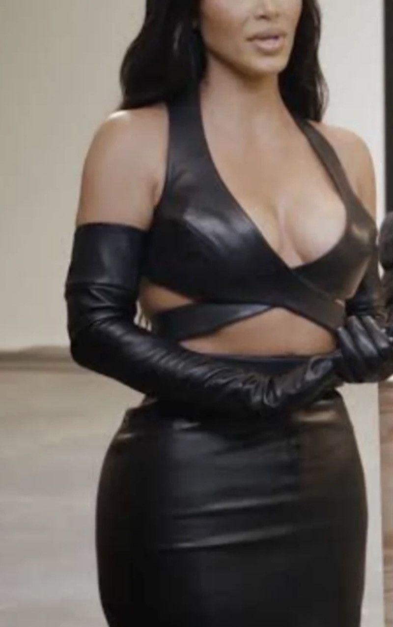 Alaia Alaïa Black Leather Racerback Wrap Bra Top Size XS / US 0-2 / IT 36-38 - 9 Thumbnail