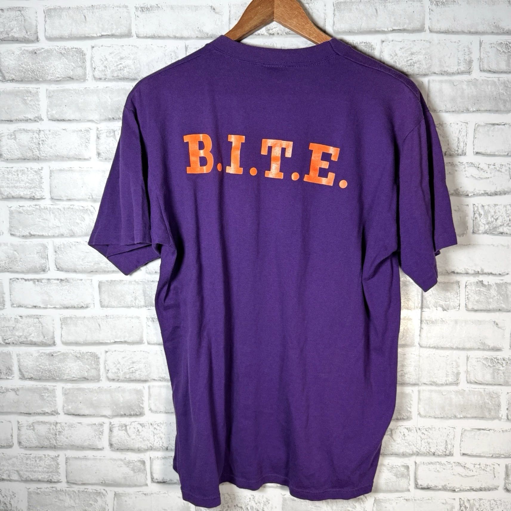 Jerzees VINTAGE Jerzees Tennis Graphic Tee Mens XL USA Purple Shirt Adult XL Purple USA 90s Mens Size US XL / EU 56 / 4 - 5 Thumbnail