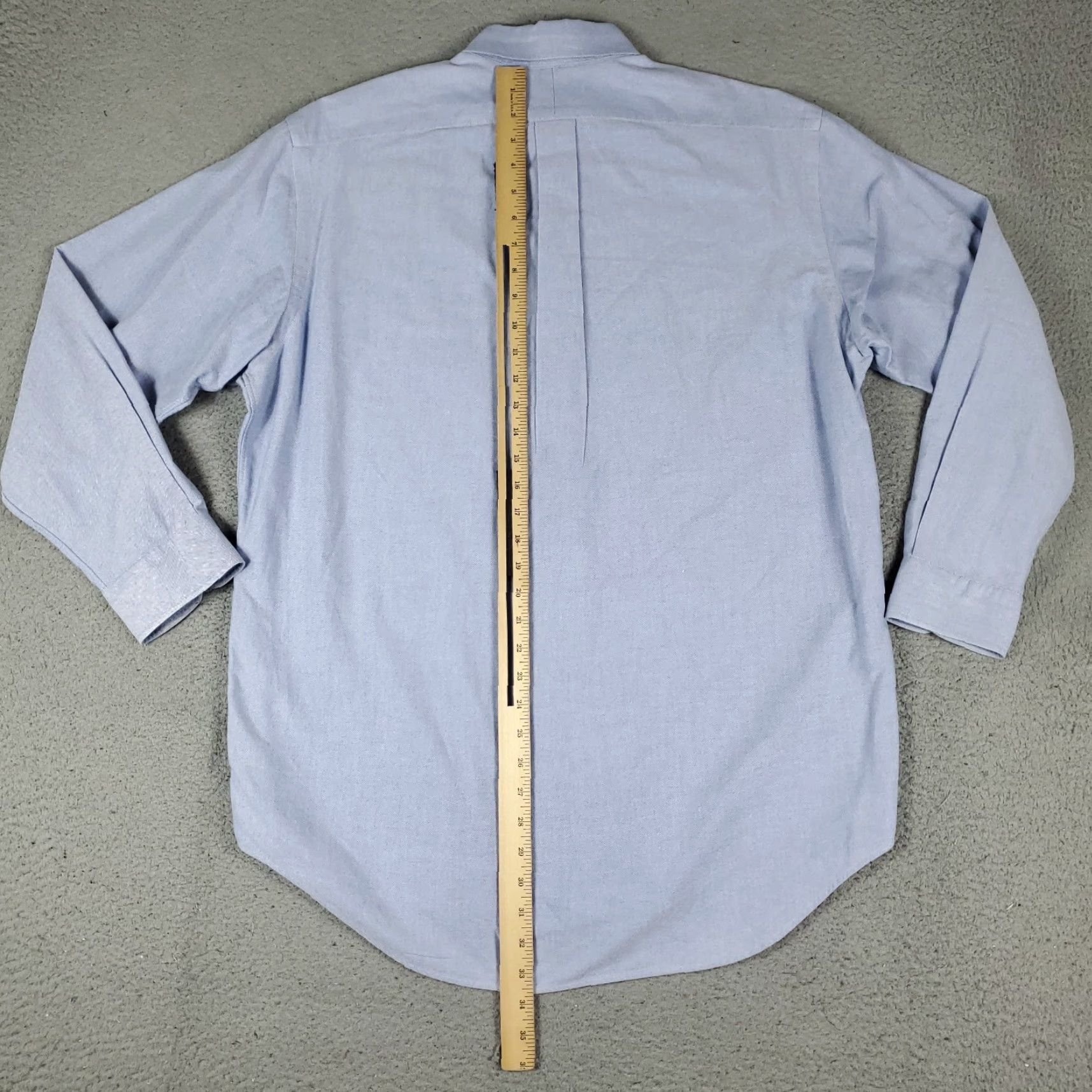 Ralph Lauren Ralph Lauren Shirt Mens 16 Blue Yarmouth Pony Dress Button Up Long Sleeve Size 42R - 4 Thumbnail