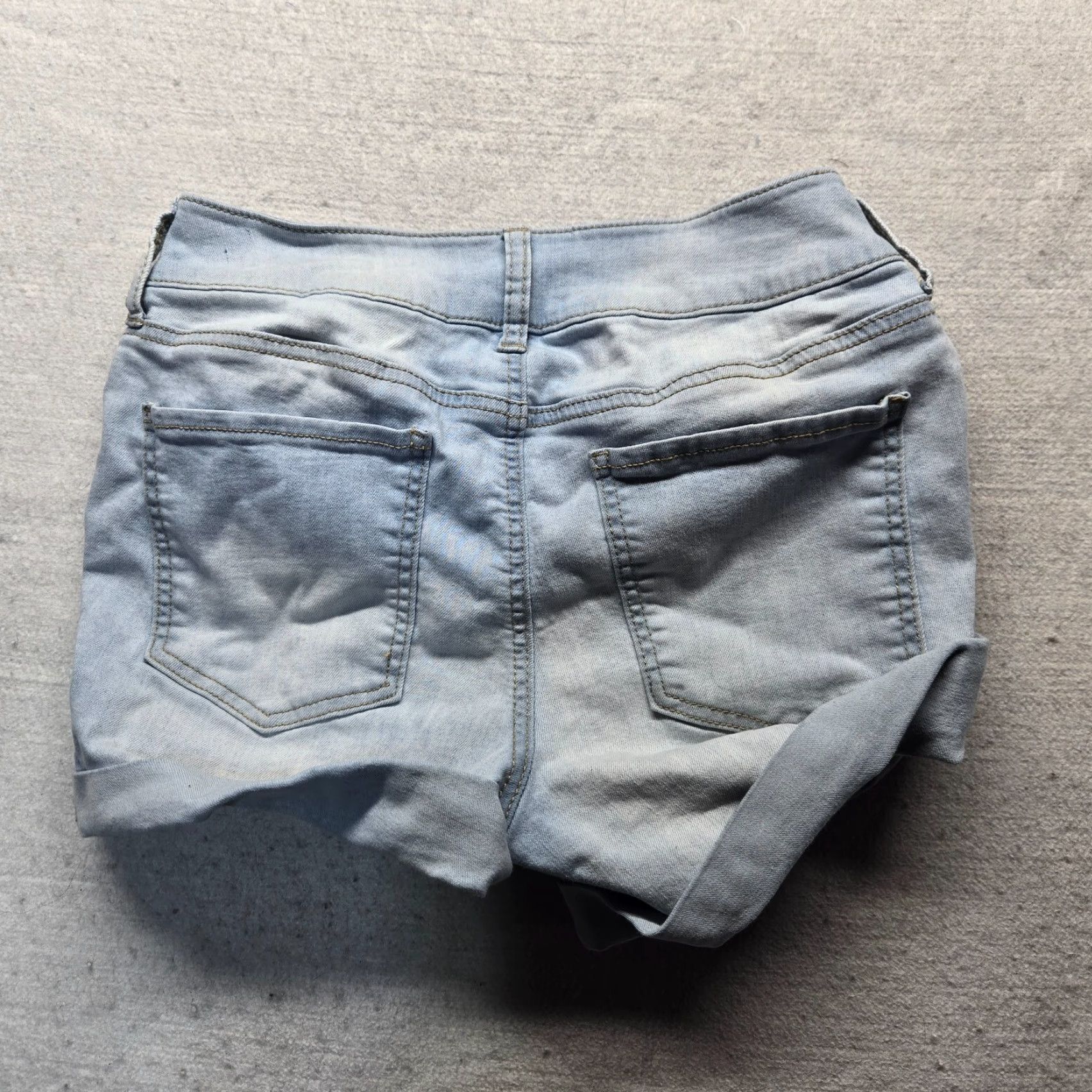 Denime SO Denim Blue Jean Shorts Low Rise Favorite Midi Denim Pants Adult Womens Size 9 Blue 90s? Size 30" / US 8 / IT 44 - 7 Thumbnail