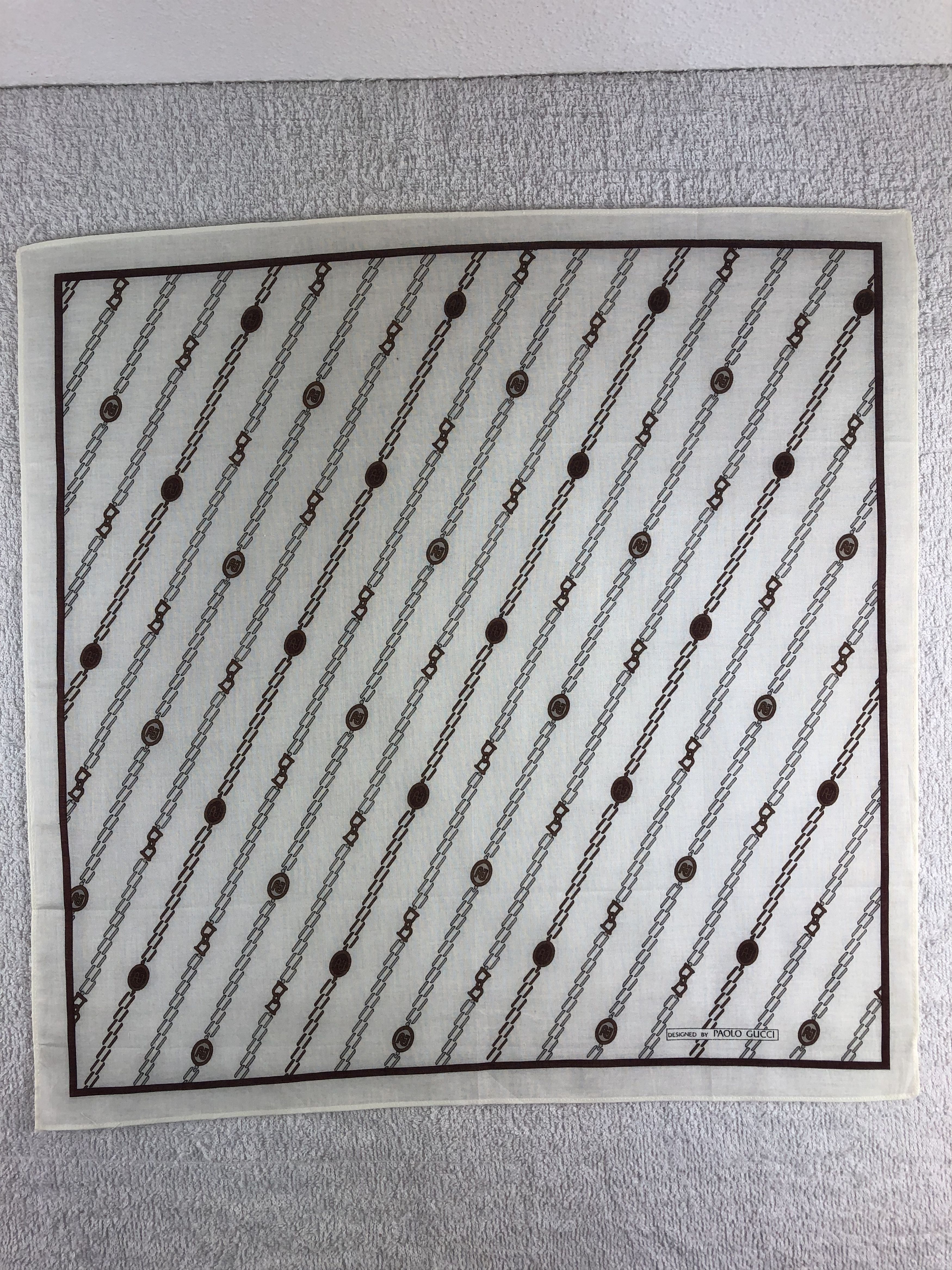 Paolo Gucci Paolo Gucci Handkerchief / Bandana / Neckerchief C272 Size ONE SIZE - 3 Thumbnail