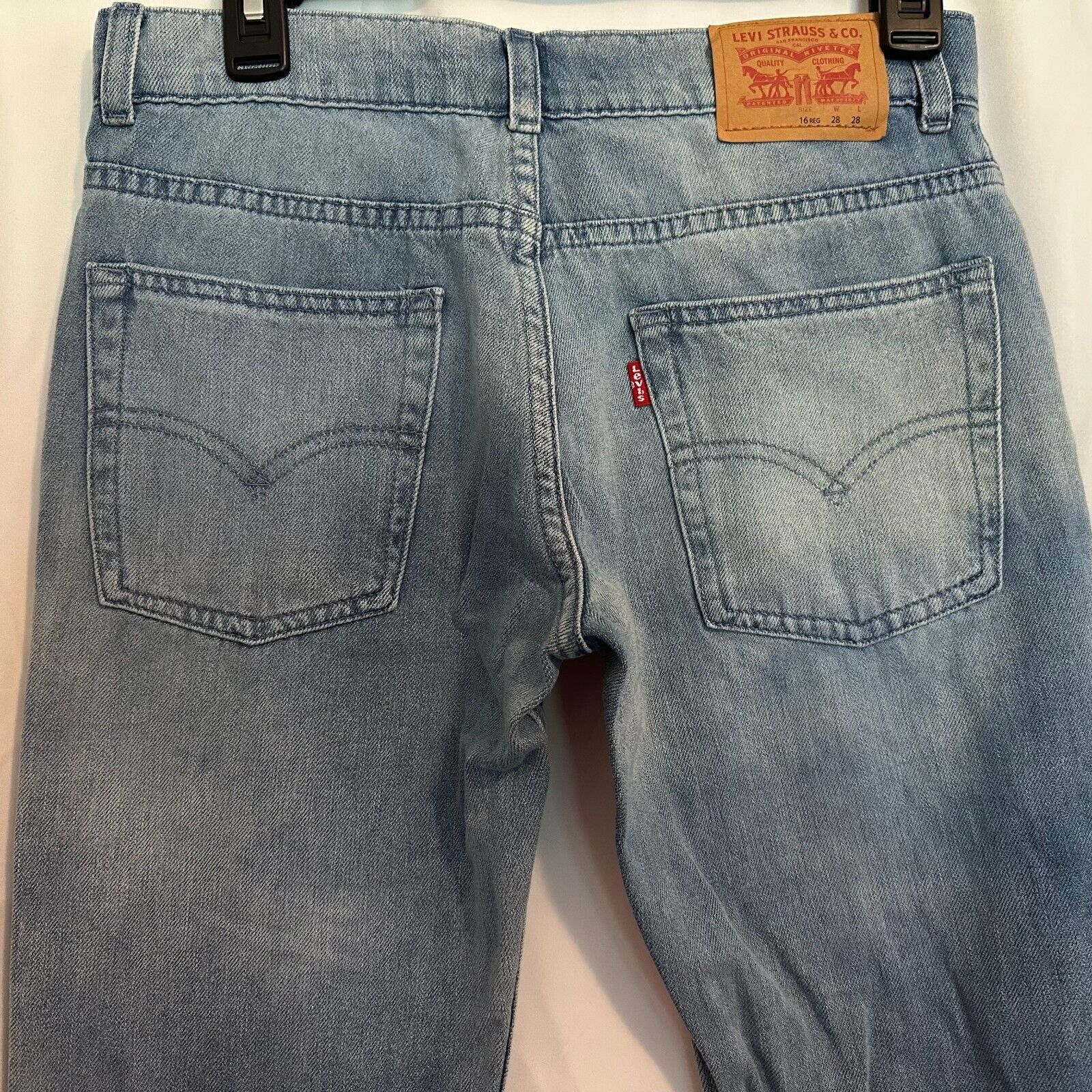 Levi's Levi's 511 Slim Jeans 16 reg28x28, patches Distressed, 80s ! Size US 28 / EU 44 - 7 Thumbnail