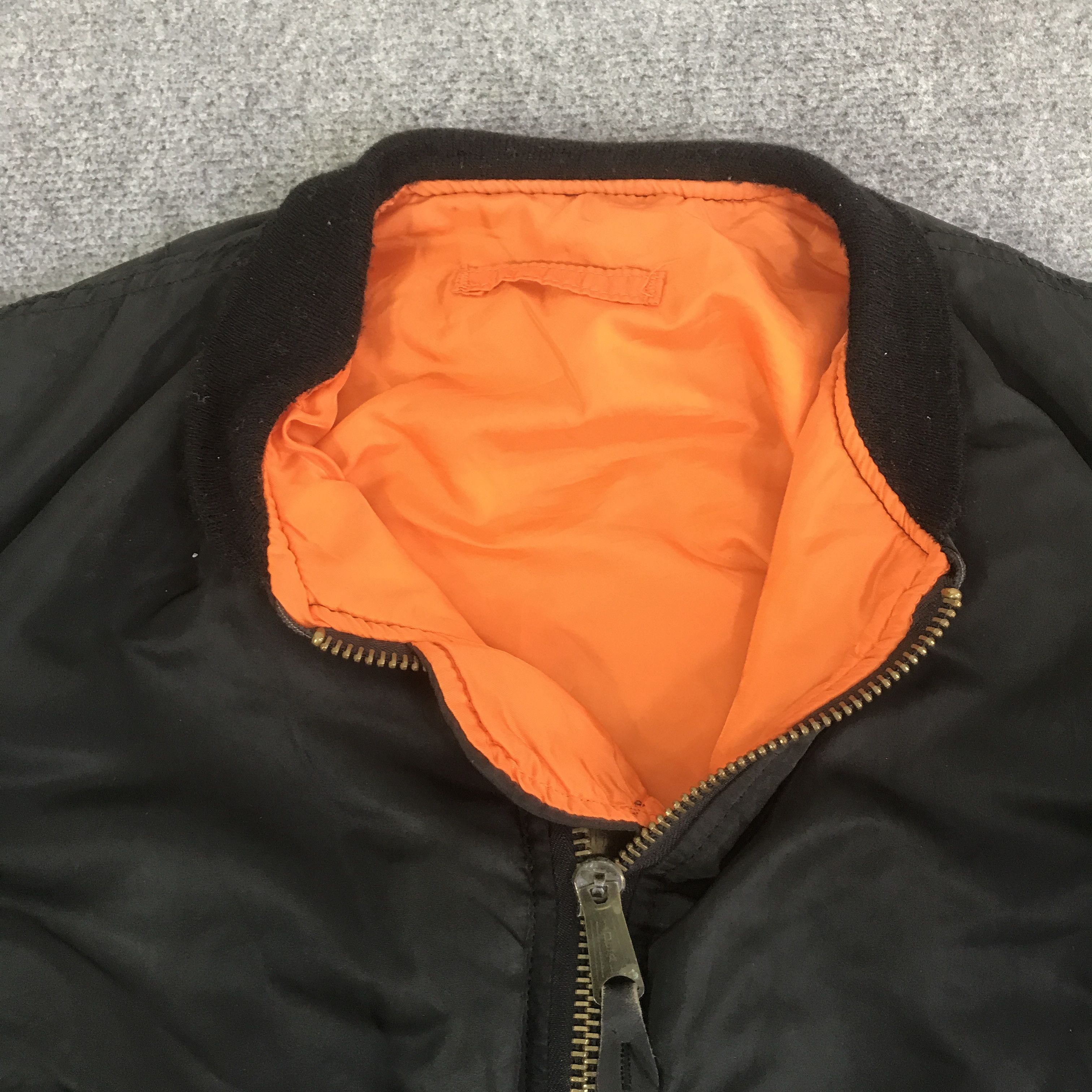 Alpha Industries VTG ALPHA INDUSTRIES BLACK BOMBERS JACKET K131B4 Size US L / EU 52-54 / 3 - 8 Thumbnail