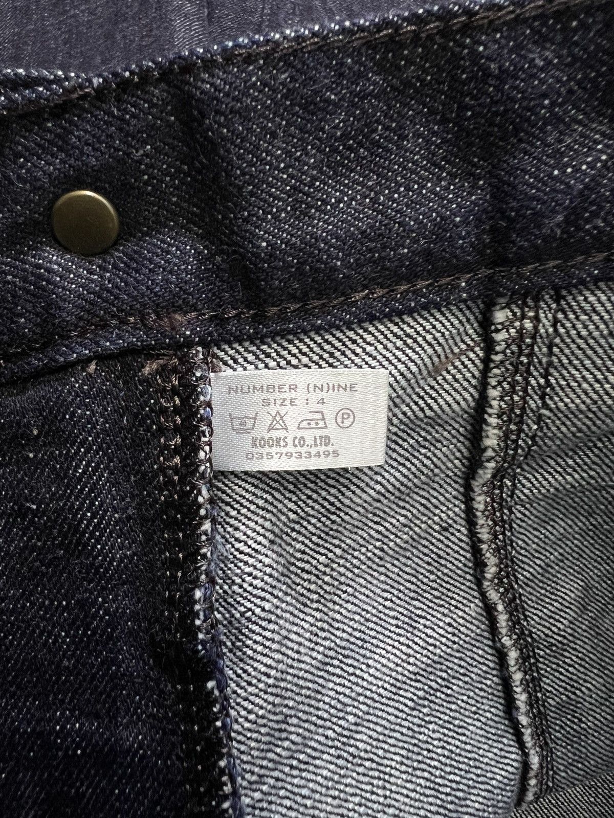 Number (N)ine Number (N)ine - AW02 - Stitch Detail Denim Carpenter Pants Size US 32 / EU 48 - 16 Thumbnail