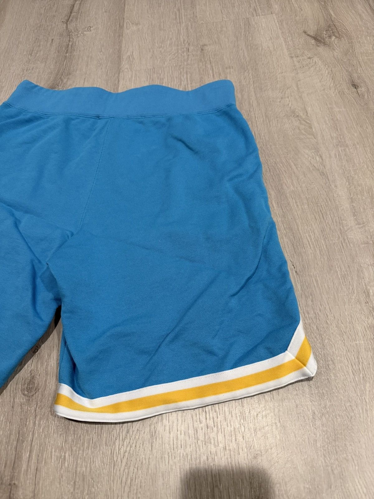 Bape Bape Shark Basketball Shorts Blue Summer Size US 32 / EU 48 - 6 Thumbnail