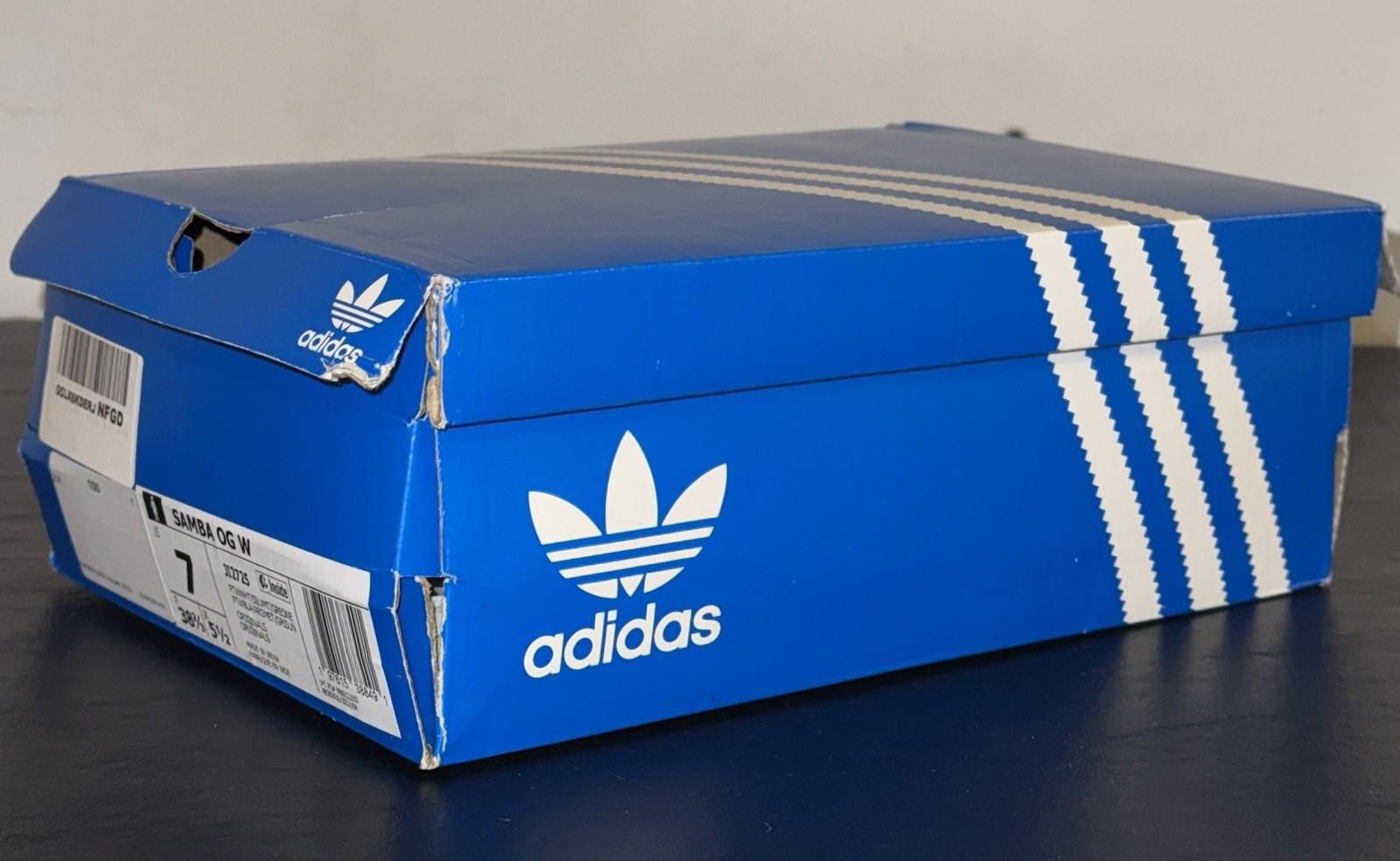 Adidas Size 7 - Adidas Samba OG White Silver Metallic Grey W Size US 7 / IT 37 - 9 Thumbnail