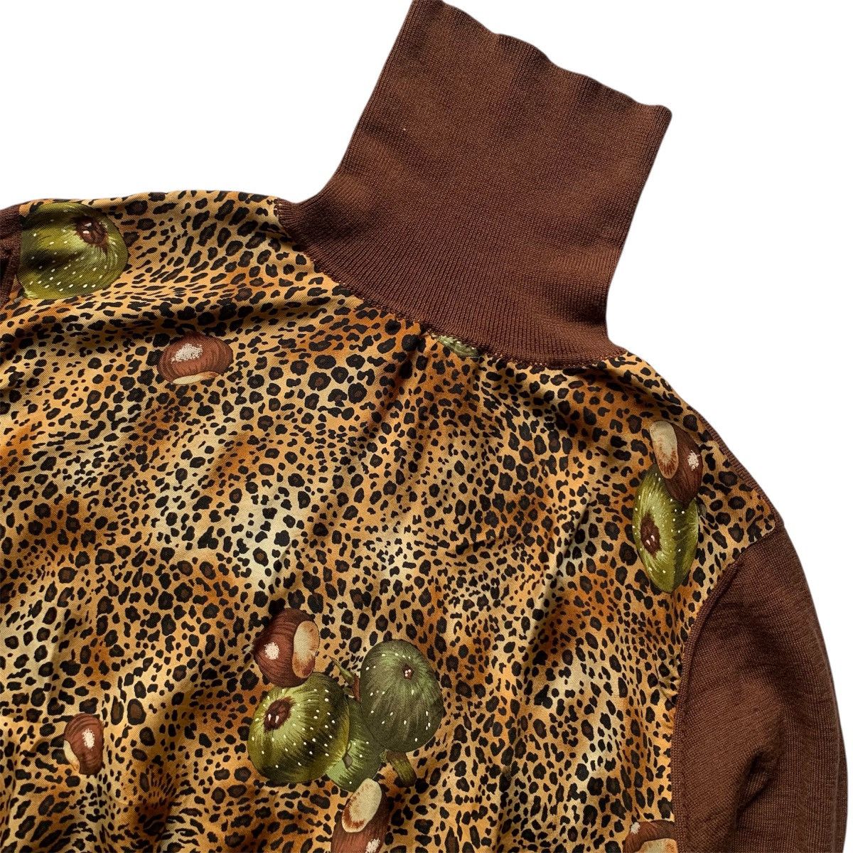 Dior Christian dior sports leopard pattern high neck silk&rayon Size L / US 10 / IT 46 - 2 Thumbnail
