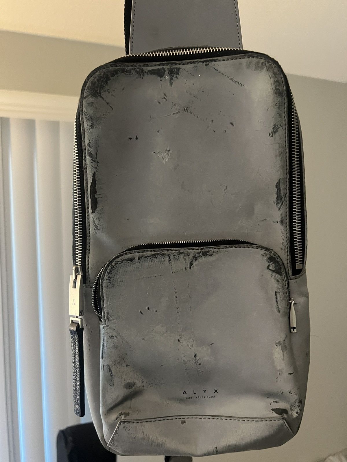 Alyx Alyx 9M Reflective Crossbody Buckle Bag Size ONE SIZE - 10 Thumbnail