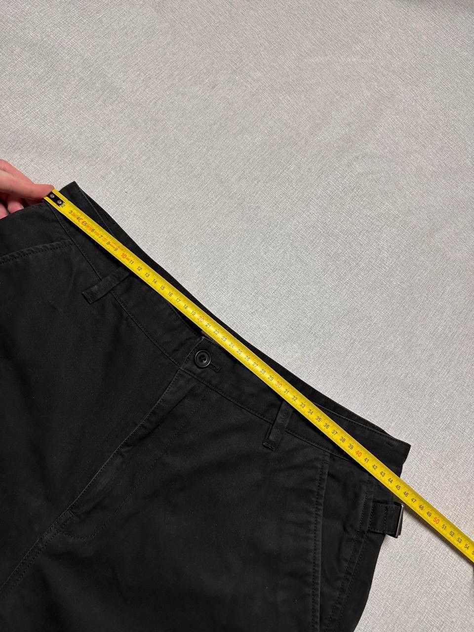 Helmut Lang Helmut Lang Black Side Adjuster Trousers Raw Hem Pants Size US 34 / EU 50 - 20 Thumbnail