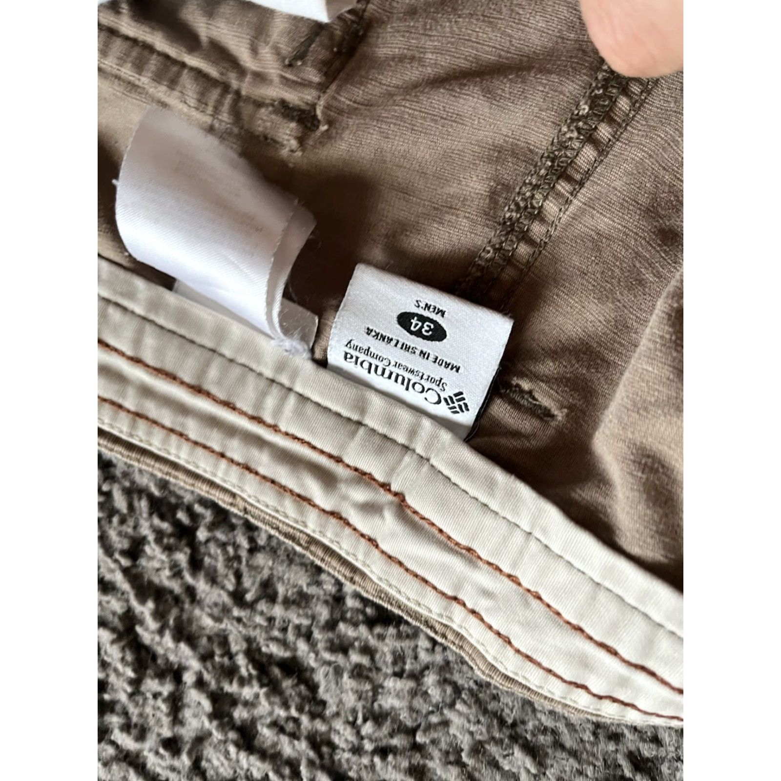 Vintage Columbia Mens Cargo Shorts Outdoor Canvas Cotton Brown 34 Regular Pockets Zip Front Cargo Size US 34 / EU 50 - 4 Thumbnail