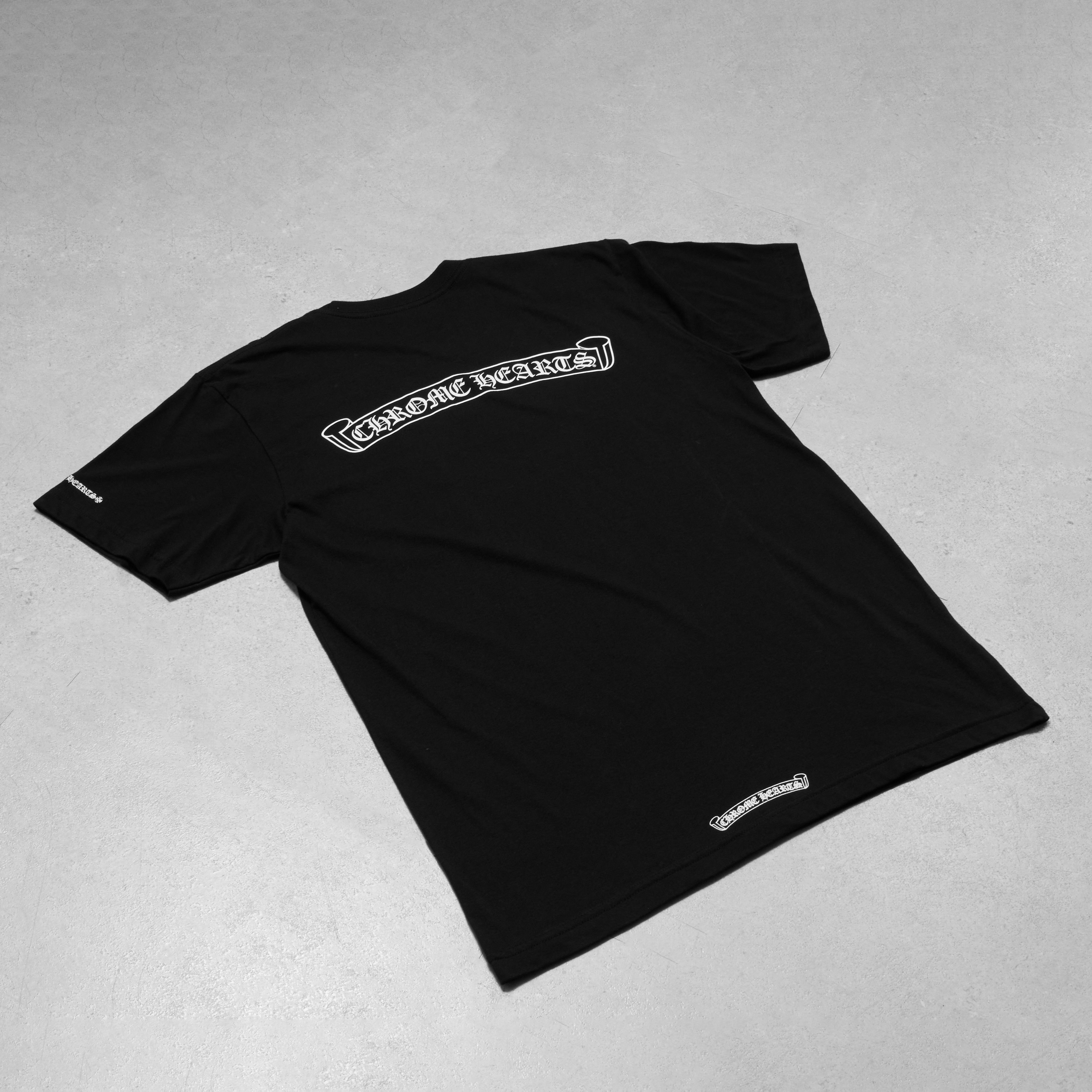 CHROME HEARTS Scroll Logo T Shirt