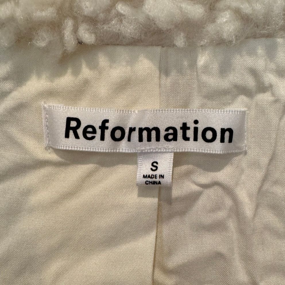 Reformation REFORMATION Bromley Faux-fur Coat Size Small Size S / US 4 / IT 40 - 6 Thumbnail
