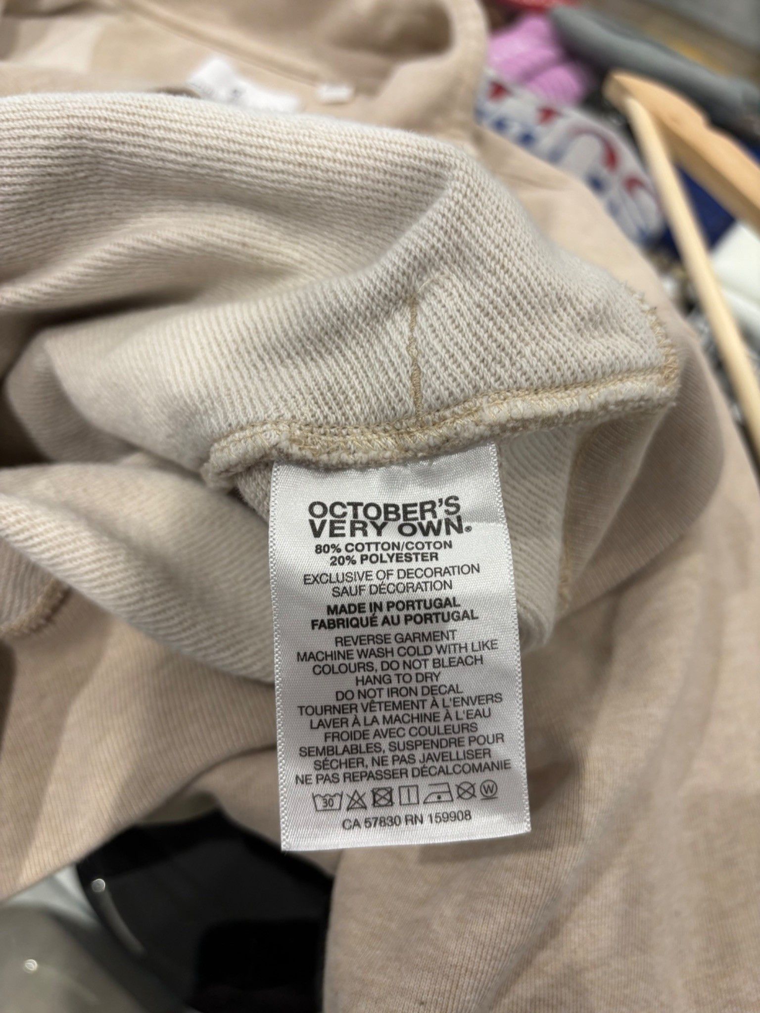 October's Very Own OVO Small Owl Full Zip Sweatshirt Beige Size US S / EU 44-46 / 1 - 7 Thumbnail