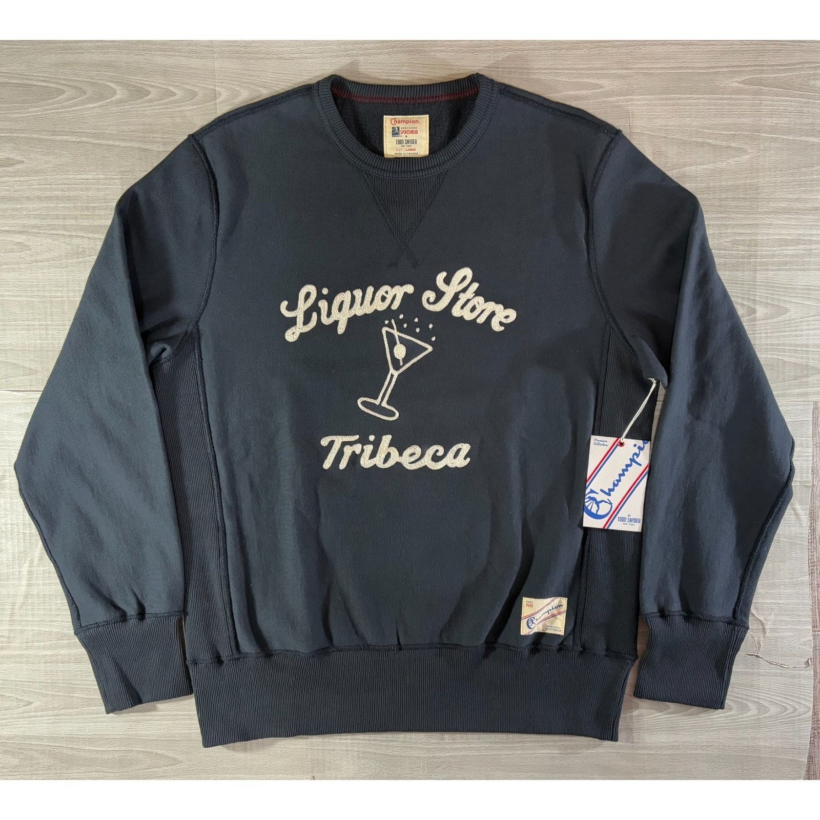 Champion Champion Todd Snyder Tribeca Graphic Sweatshirt color navy s Size US L / EU 52-54 / 3 - 1 Thumbnail
