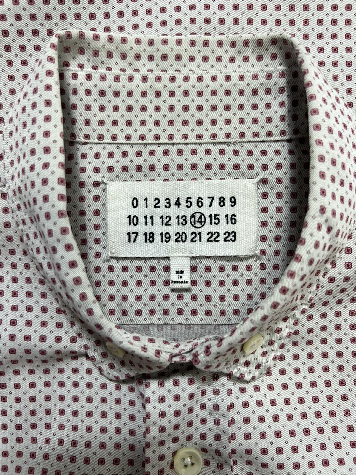 Maison Margiela Maison Margiela - Capsule Allover Print Button Up L/S Shirt Size US S / EU 44-46 / 1 - 13 Thumbnail