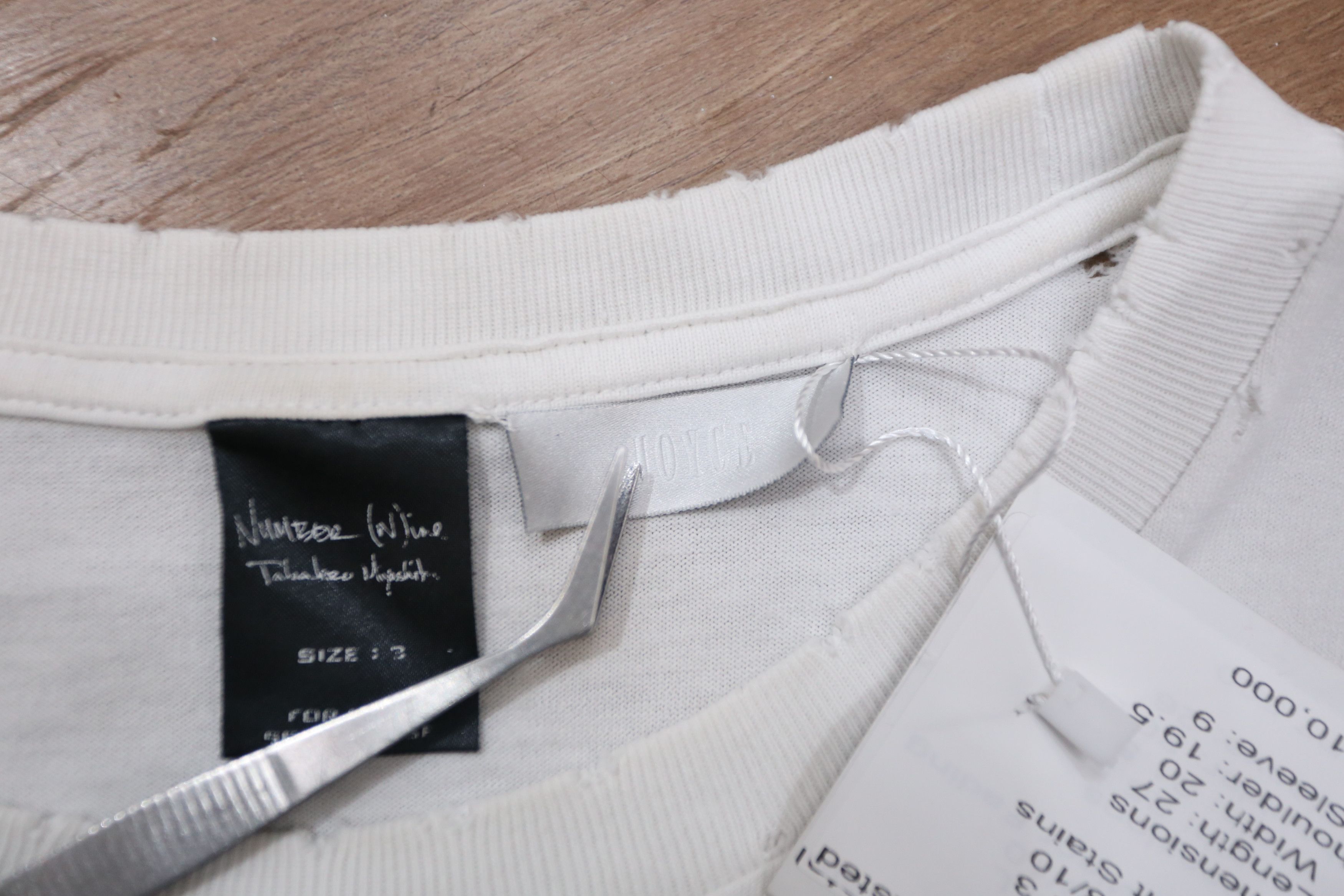 Number (N)ine Number Nine - S/S 06 - "Wasted Youth" Slogan Tee Size US L / EU 52-54 / 3 - 12 Thumbnail