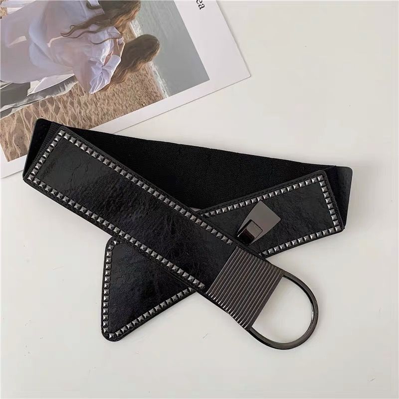 Designer Matchless Vintage Belt Riveted Belts Menswear Accessories Size ONE SIZE - 4 Thumbnail