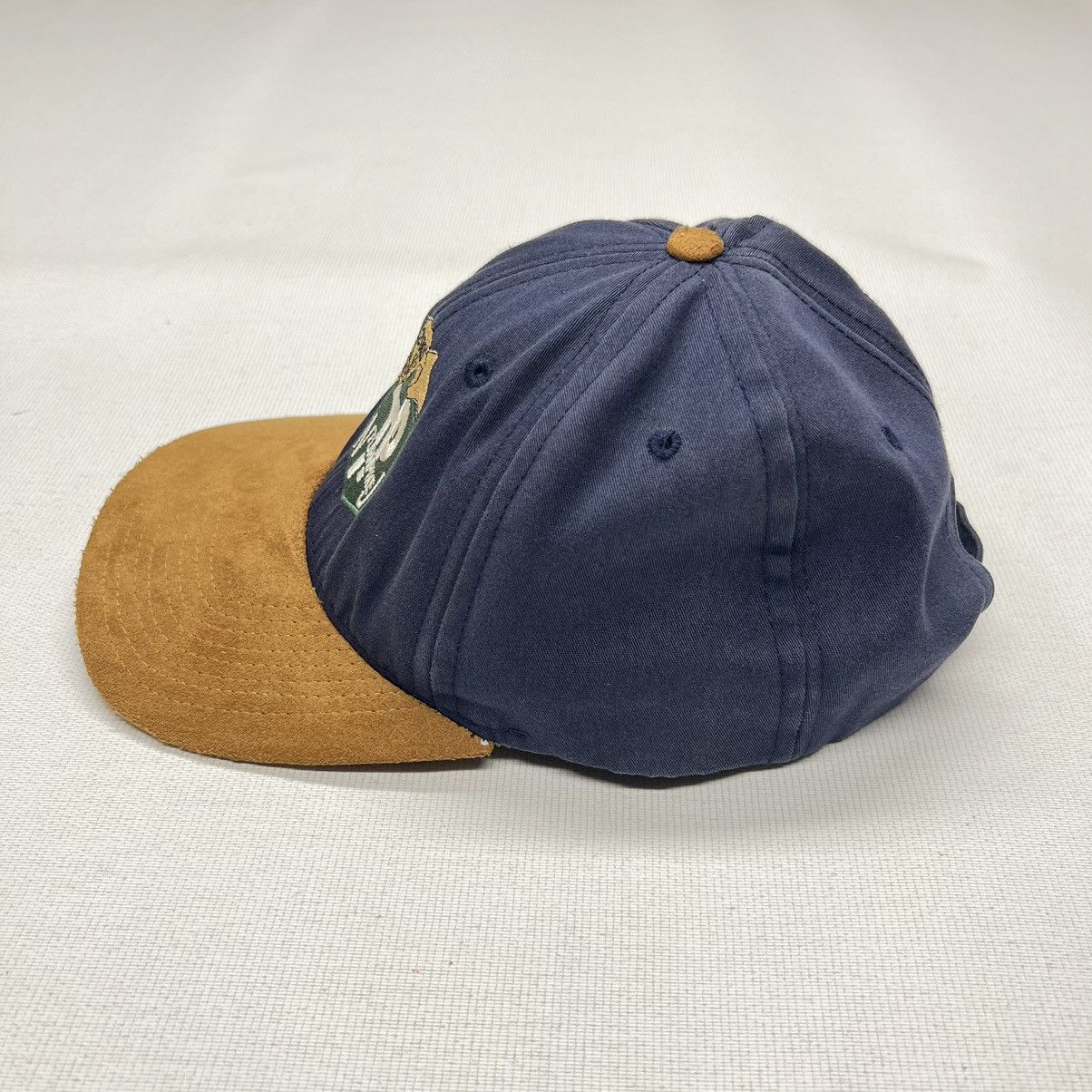 Vintage VTG NJ Turnpike Hat Cap Blue New Jersey Logo Retro Suede Size ONE SIZE - 5 Thumbnail