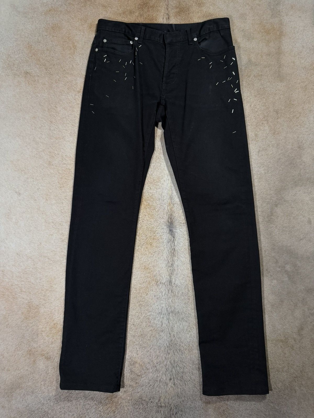 Dior × Hedi Slimane Dior Homme black jeans pants sz31 | Grailed