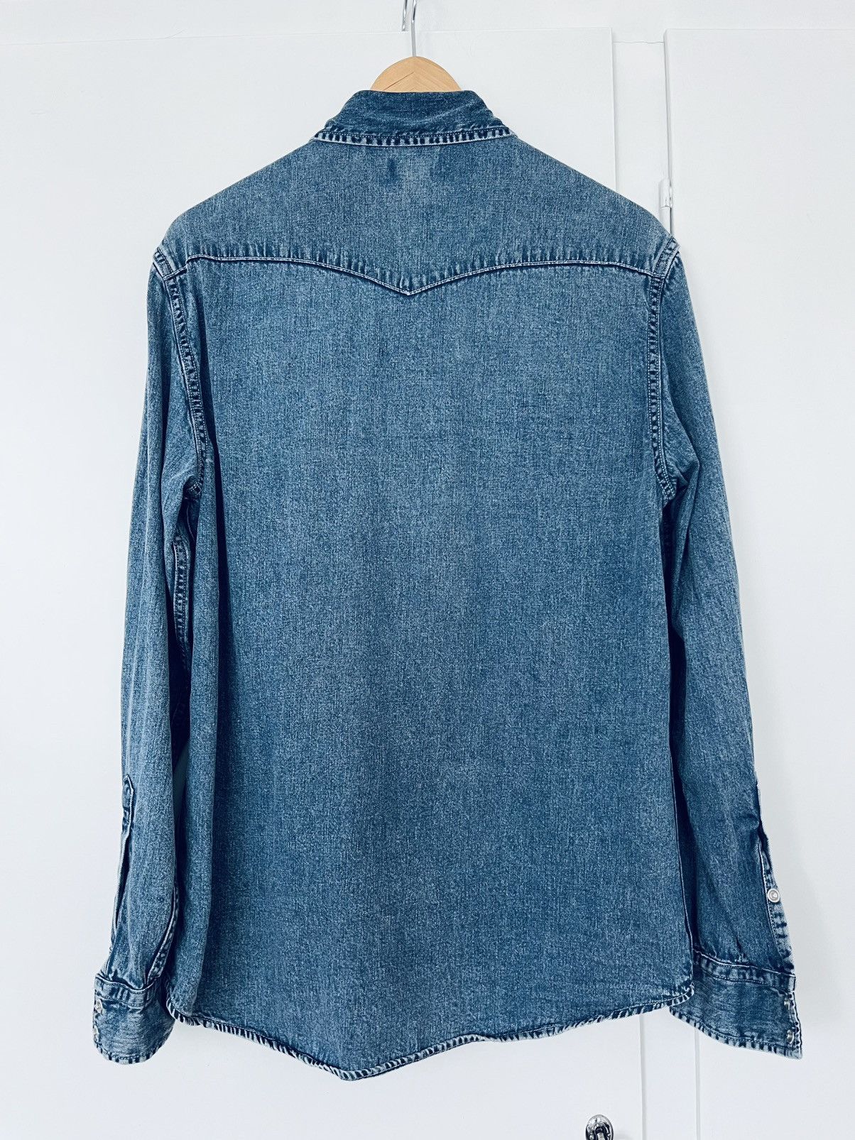 Woolrich Woolen Mills Denim Shirt Size US M / EU 48-50 / 2 - 2 Thumbnail