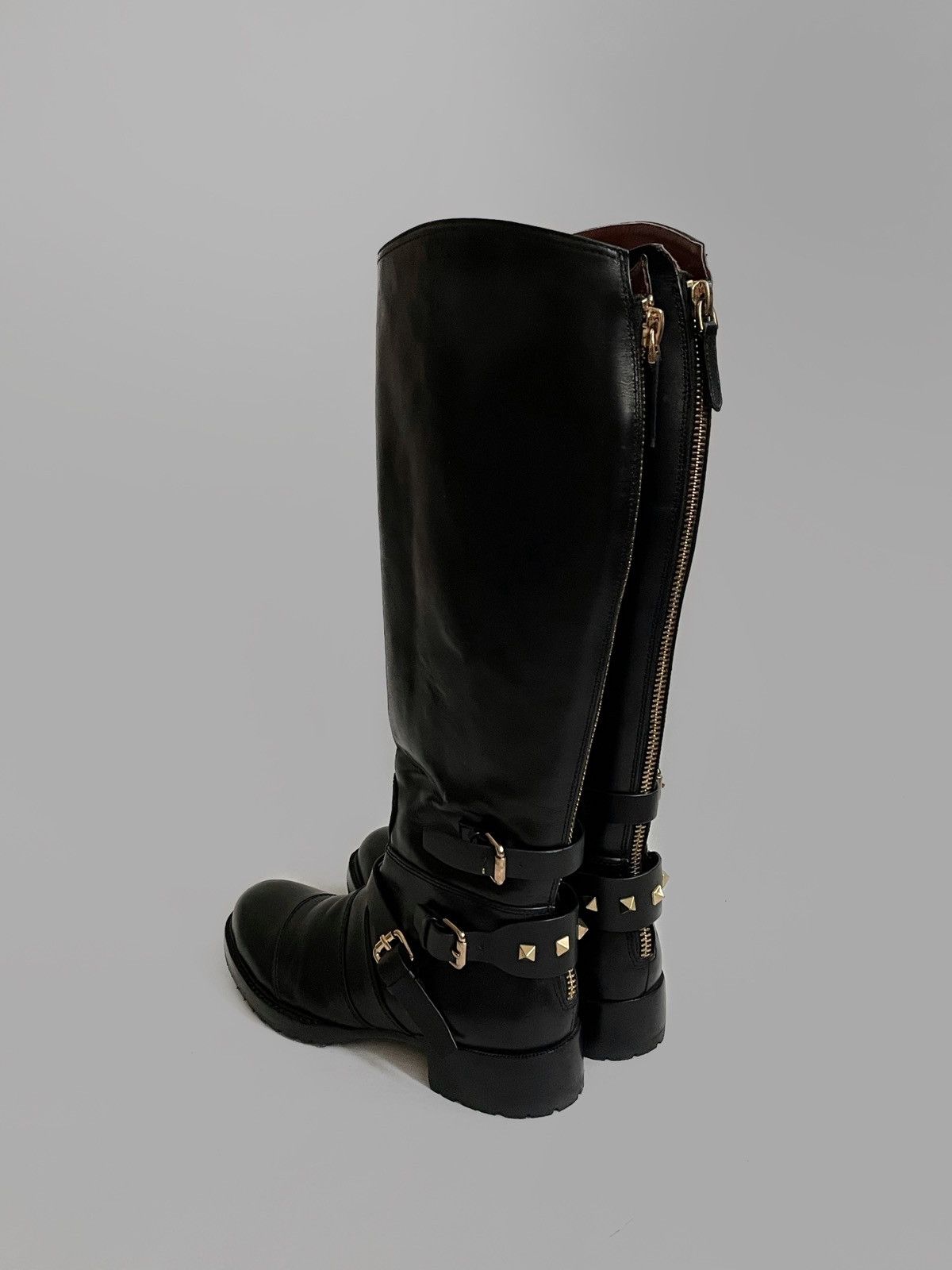 Valentino Valentino Garavani Leather high boots buckles Archive Size US 9 / IT 39 - 7 Thumbnail