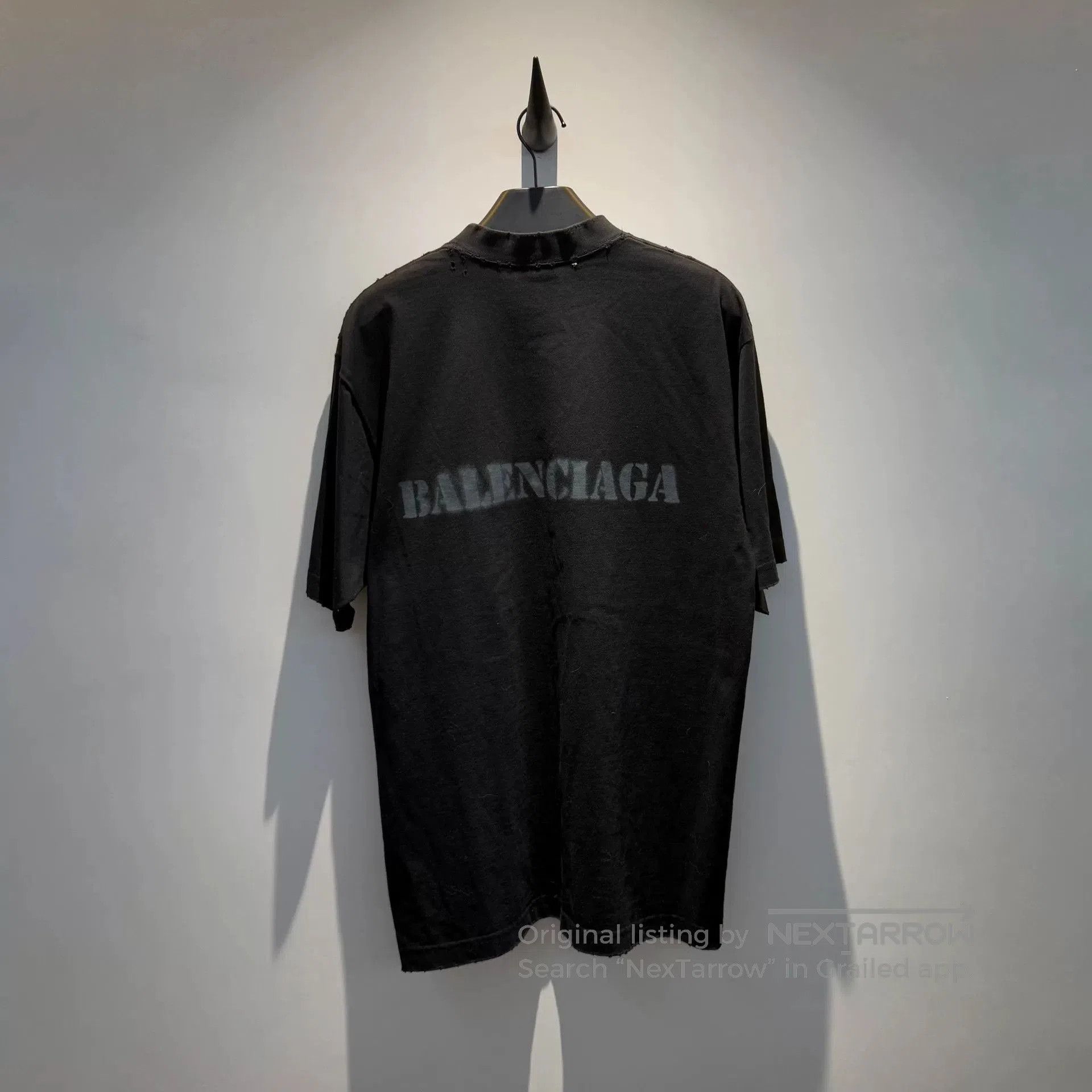 Balenciaga black balenciaga short sleeve t. Size US XXS / EU 40 - 5 Thumbnail