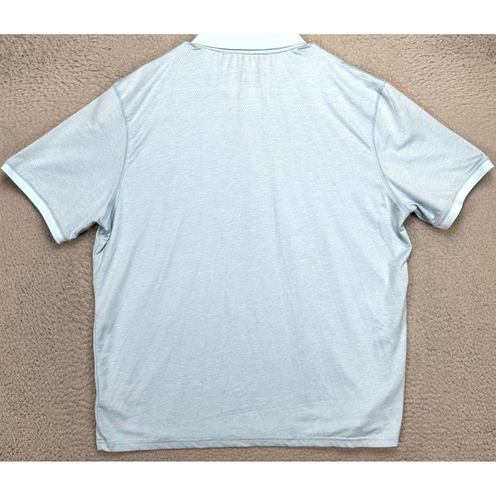 Eddie Bauer Eddie Bauer Golf Polo Shirt Mens XL Blue Stretch Short Sleeve Sports Polo Shirt Golfing Rugby Free Dry Size US XL / EU 56 / 4 - 3 Thumbnail