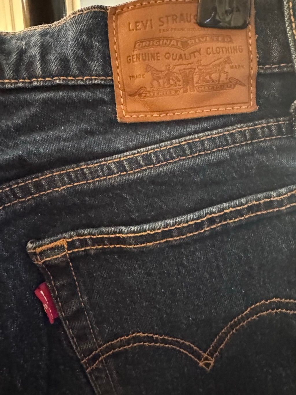 Levi's Levi's Premium Wedgie Straight Jeans XS Size 24" / US 00 / IT 34 - 13 Thumbnail