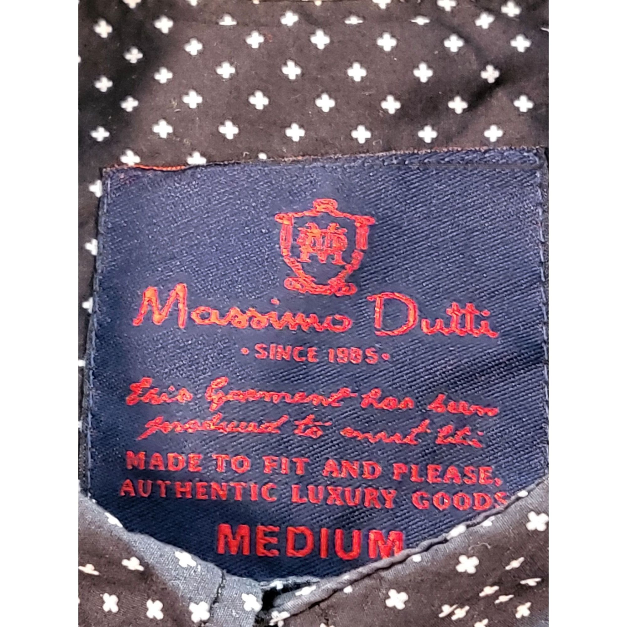 Massimo Dutti Massimo Dutti Button Up Shirt Men Sz M Geographic Print Blac Size US M / EU 48-50 / 2 - 5 Thumbnail