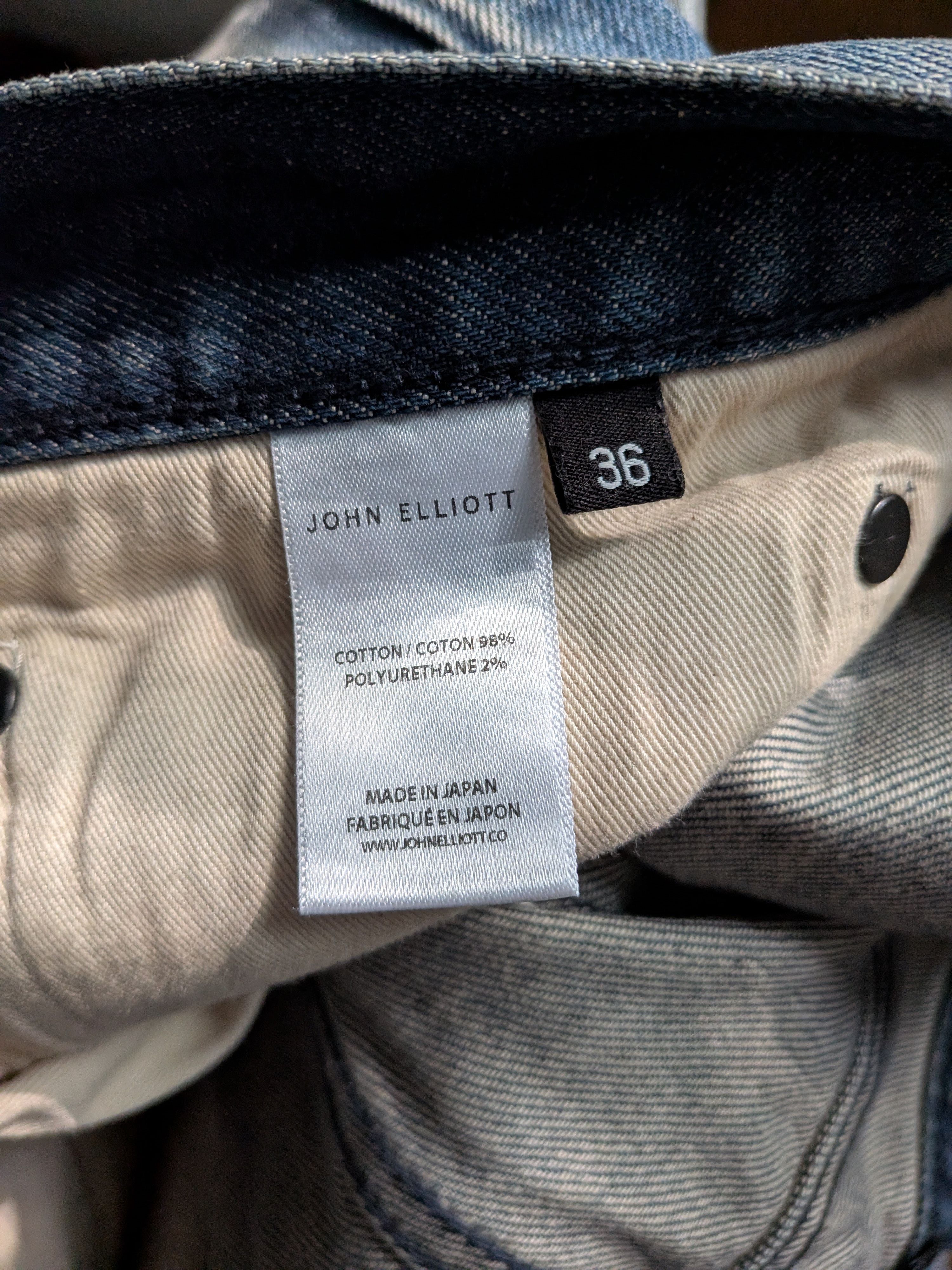 John Elliott The Cast 2 - Japan Denim Bundle Size US 36 / EU 52 - 14 Thumbnail