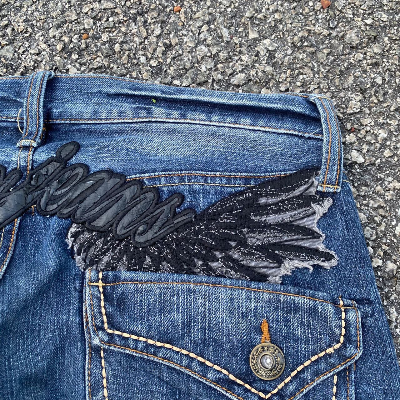 If Six Was Nine 💥Best Offer💥Vintage OririnJeans Distressed Denim Size US 32 / EU 48 - 16 Thumbnail