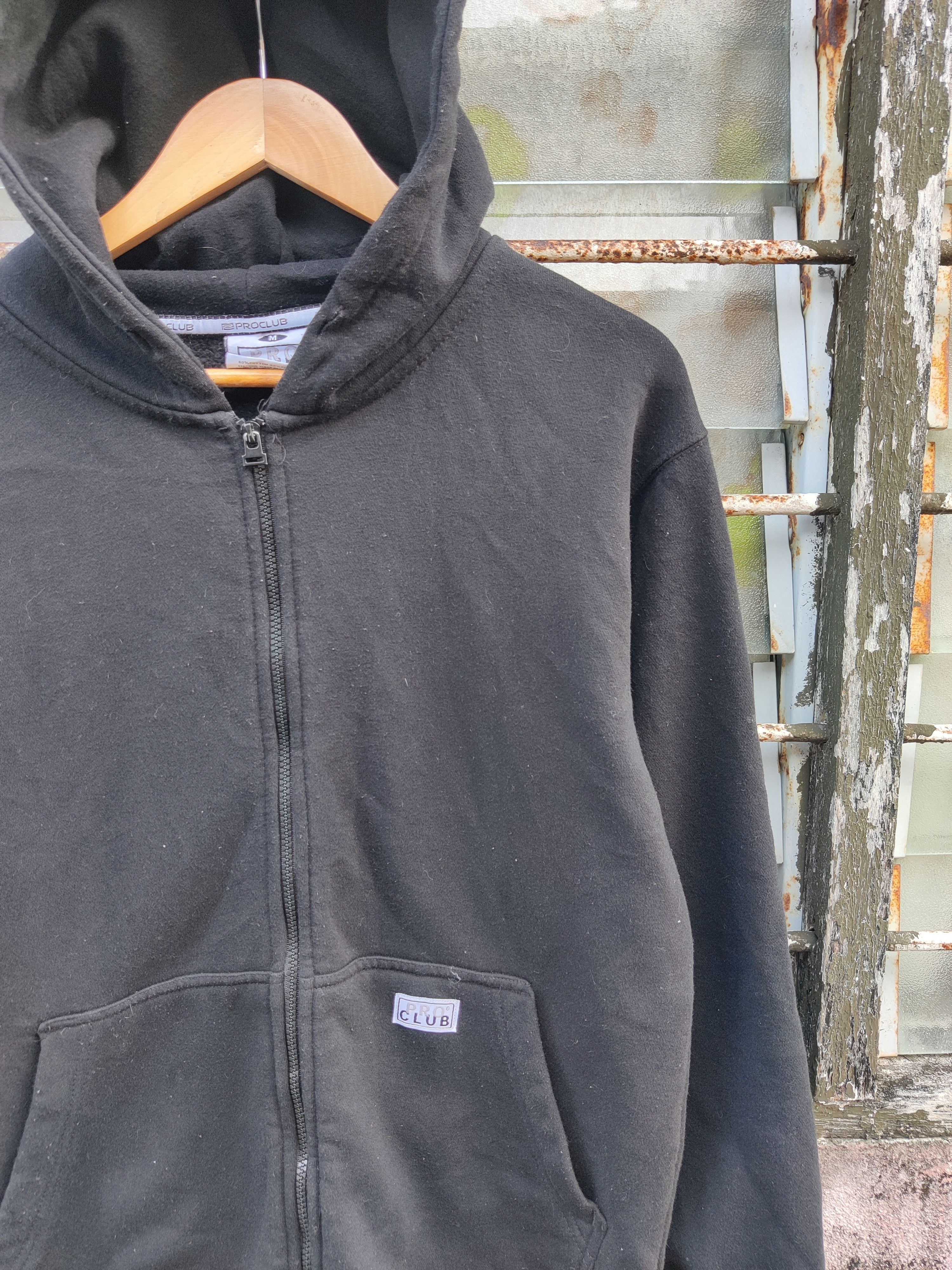 Japanese Brand Vintage Pro Club Black Basic Hoodie Size M Size US M / EU 48-50 / 2 - 3 Thumbnail