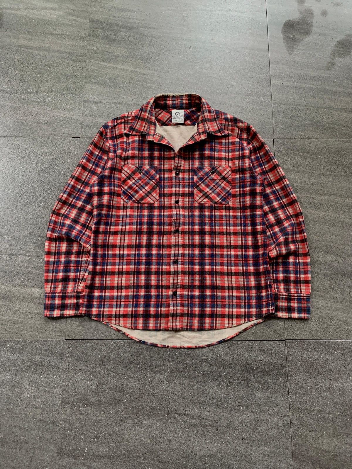 Visvim FREE TAX! 2000s Thick Plaid Flannel Shirt Size US M / EU 48-50 / 2 - 2 Thumbnail