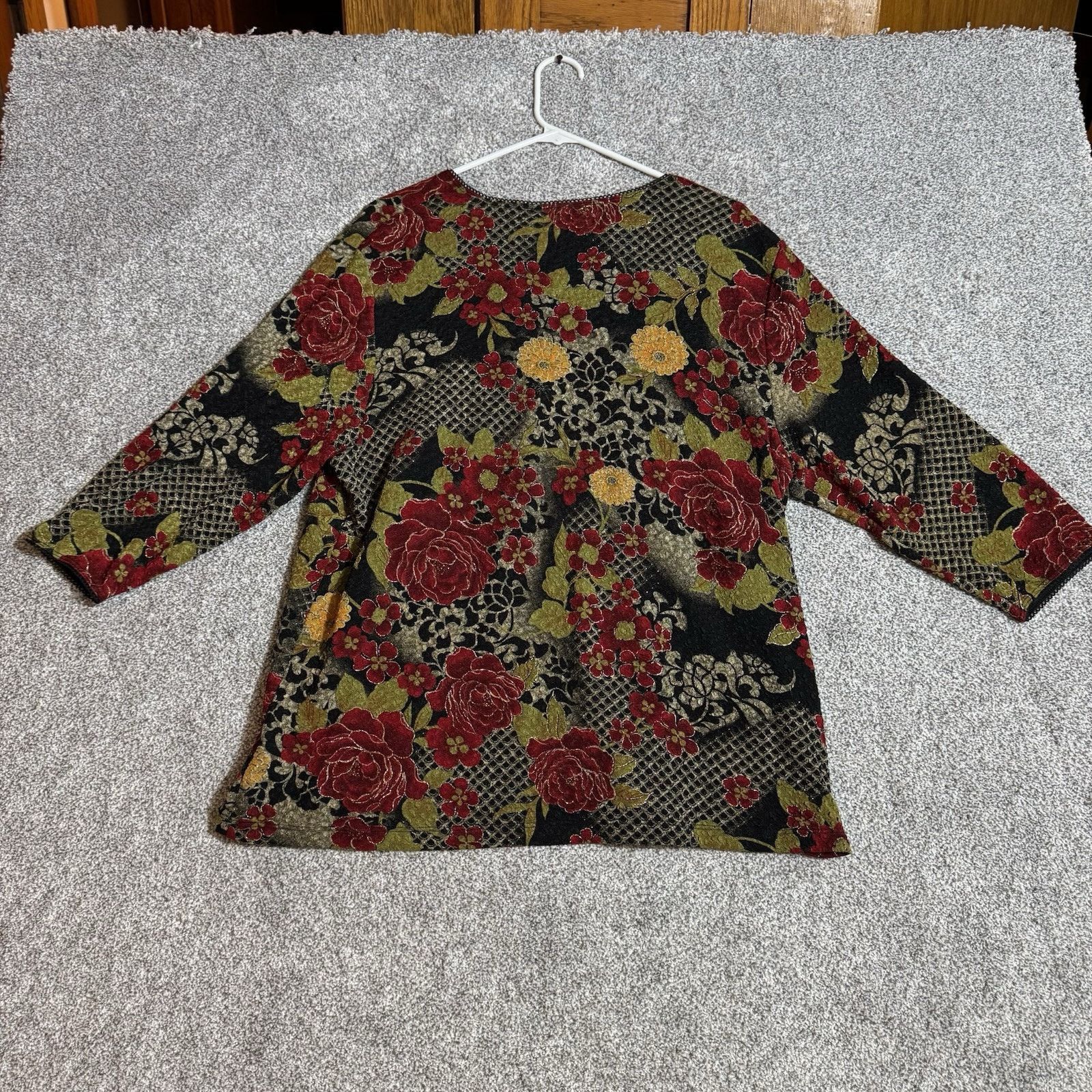 Other Whimsigoth Blouse Women 2X Plus Grandmacore Boho Folklore Size XXL / US 16-18 / IT 52-54 - 6 Thumbnail