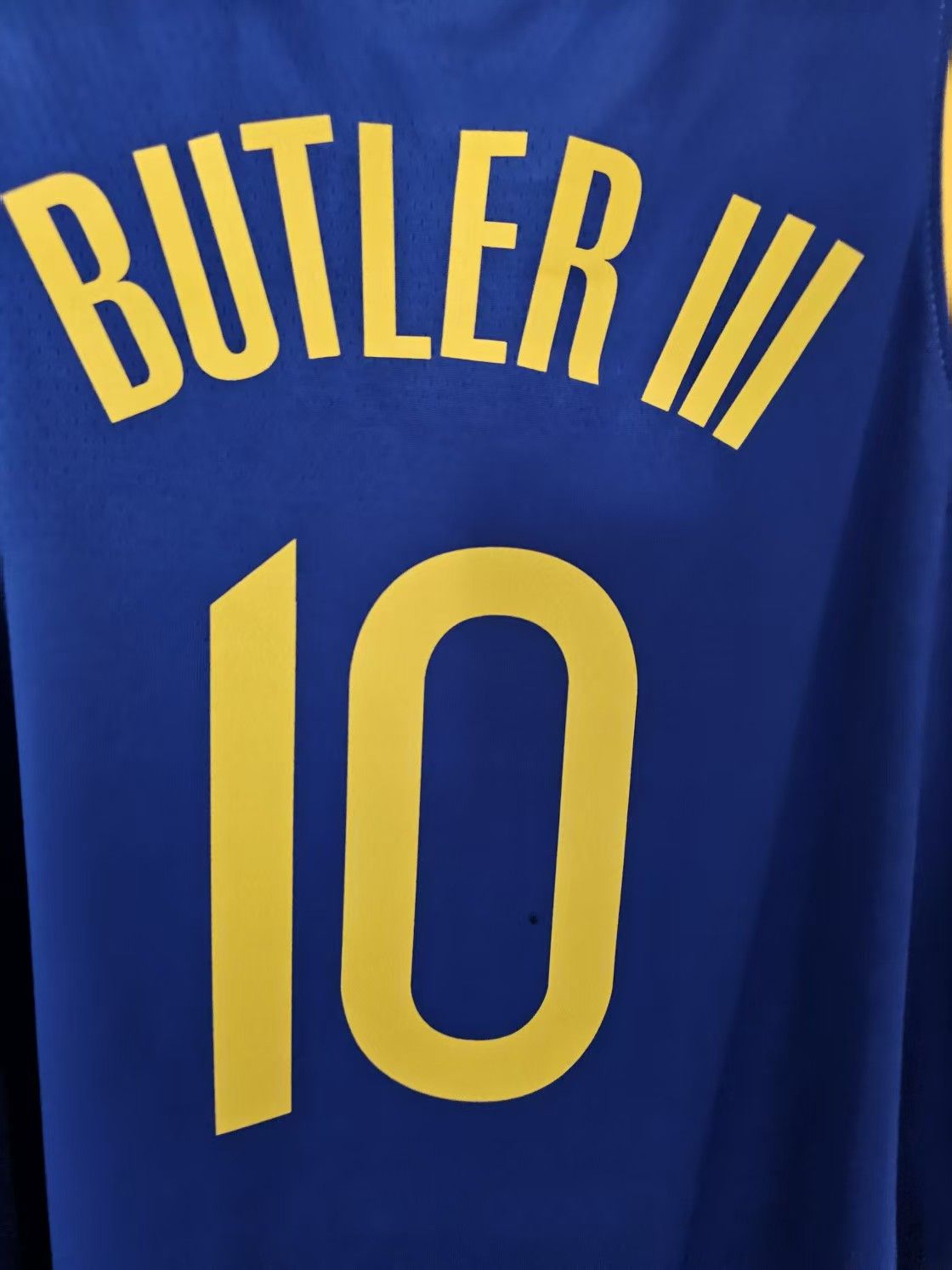 NBA Warriors 10 Jimmy Butler III Jersey Blue Size US XL / EU 56 / 4 - 4 Thumbnail