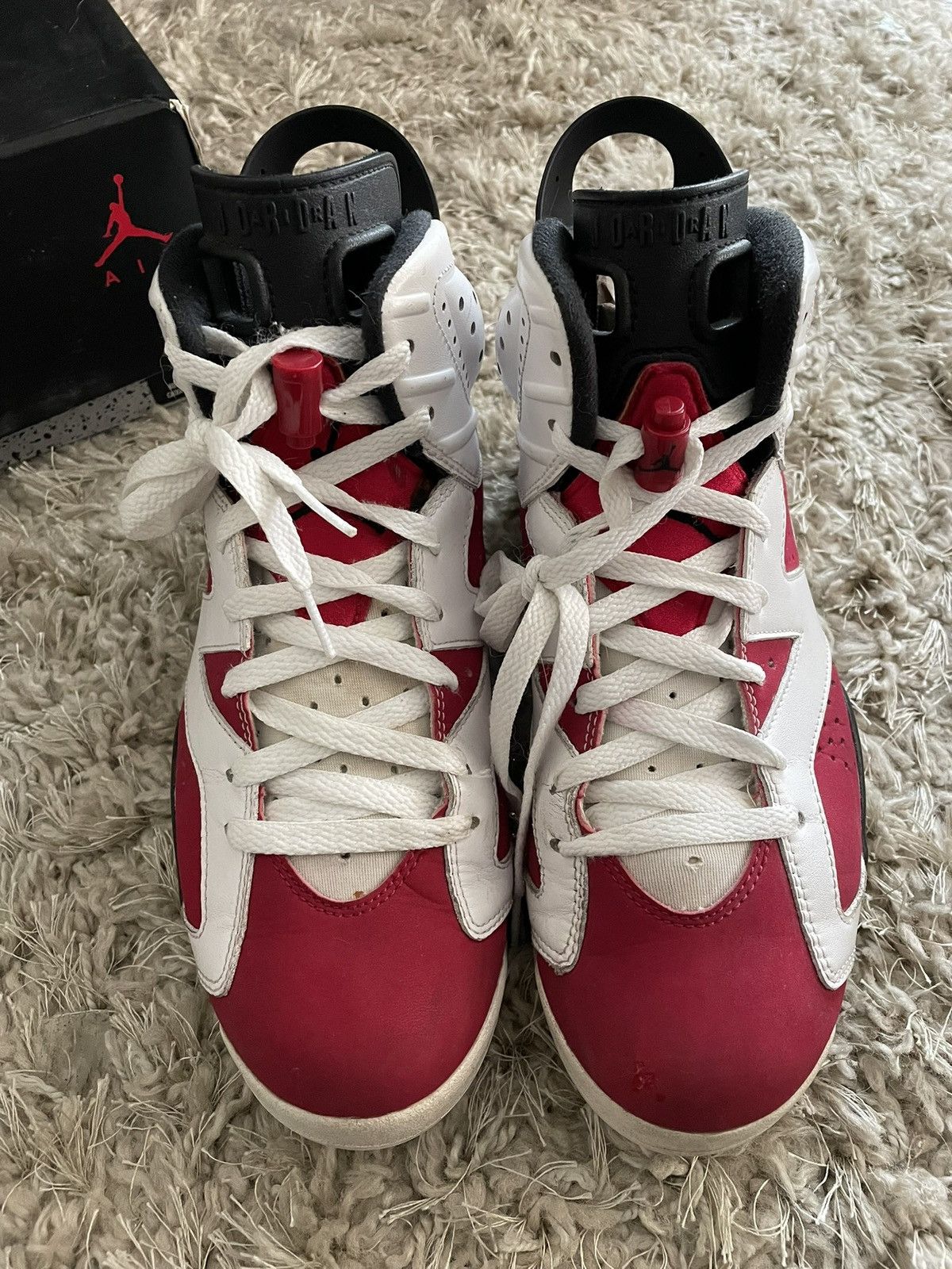 Jordan Brand Jordan 6 Carmine 2014 Size US 8.5 / EU 41-42 - 4 Thumbnail