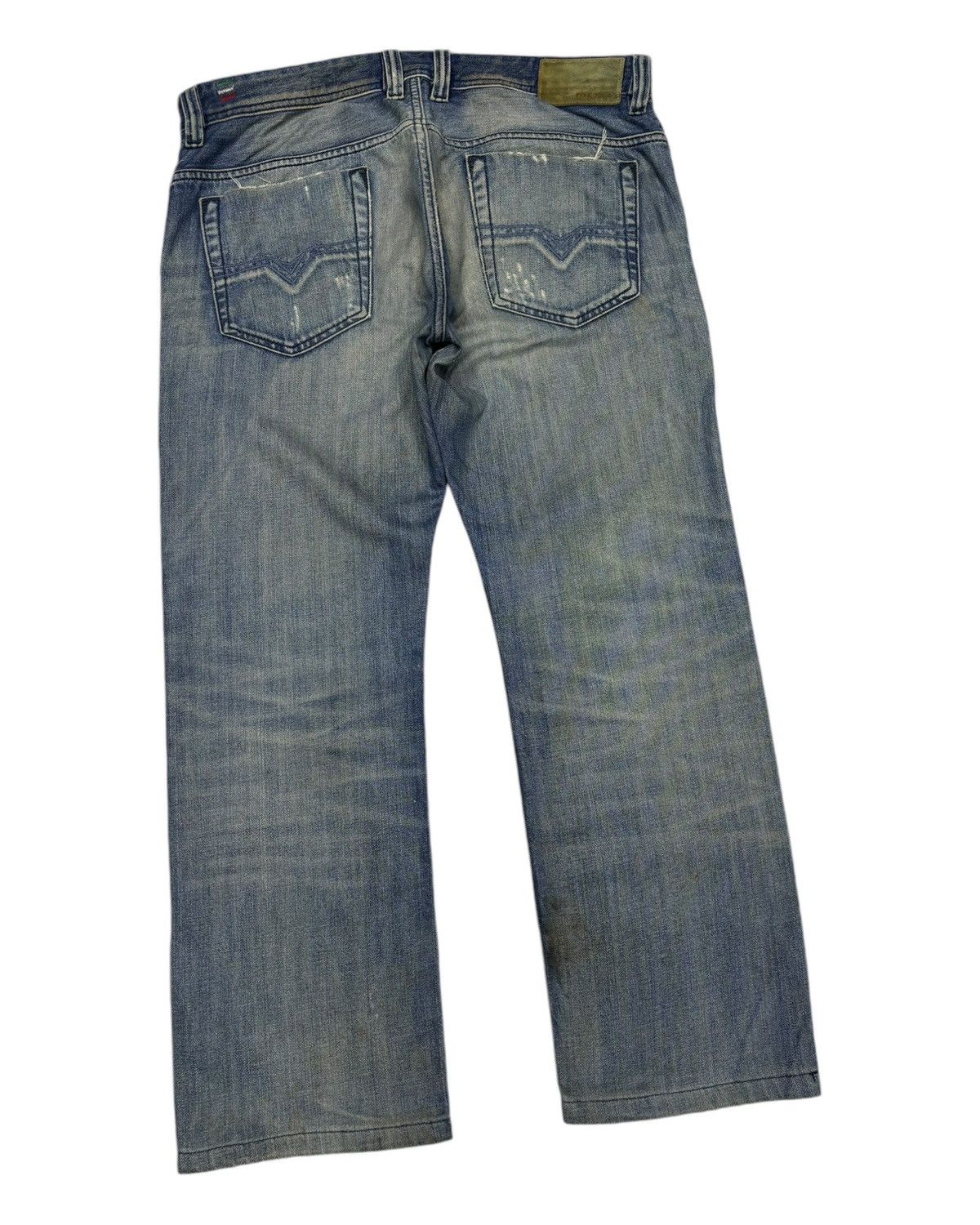 Diesel Vintage Diesel Baggy Jeans Distressed Denim Cropped Size US 34 / EU 50 - 4 Thumbnail