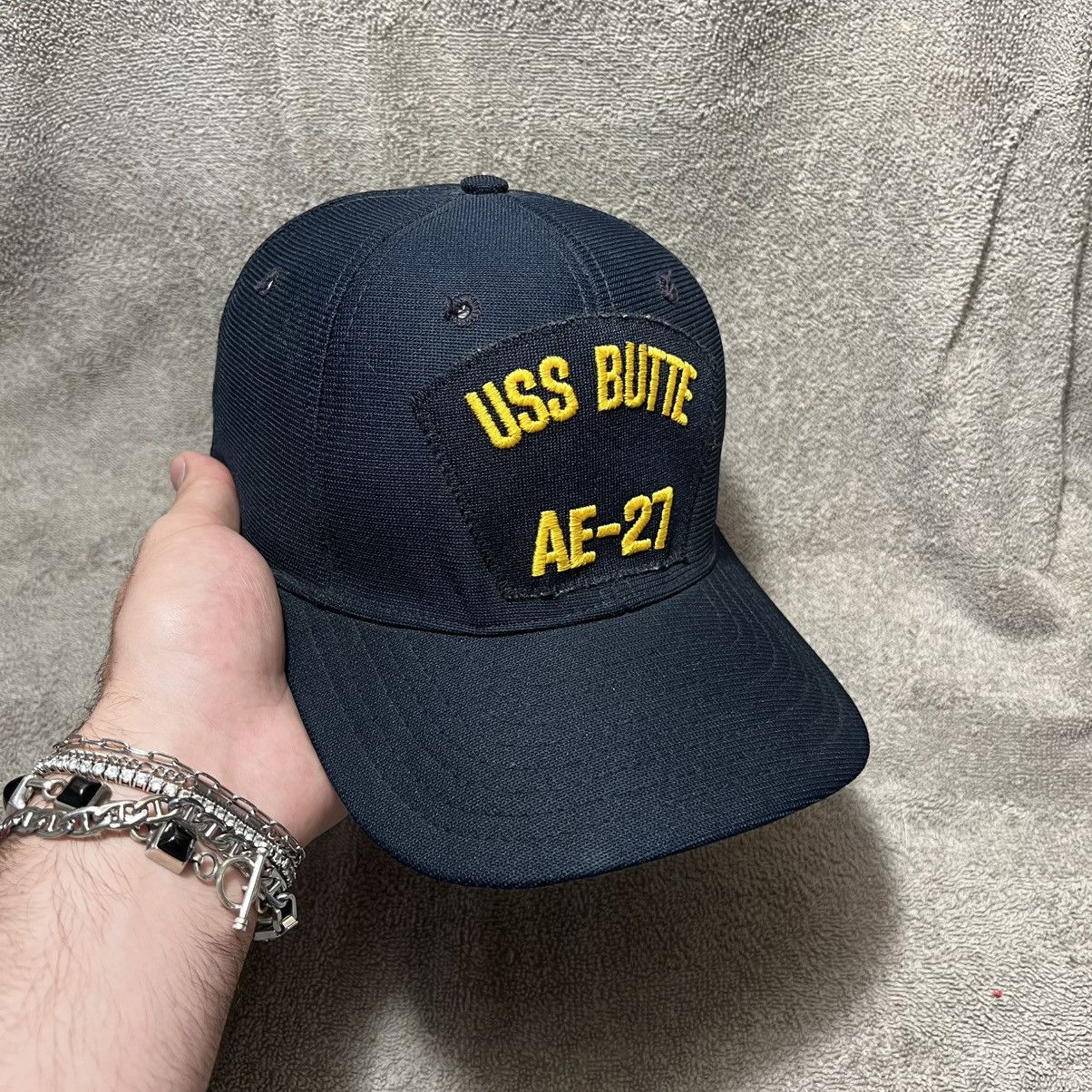 New Era × Vintage Vintage 80s New Era Naval Military Hat USS Butte AE 27 USA Size ONE SIZE - 1 Thumbnail