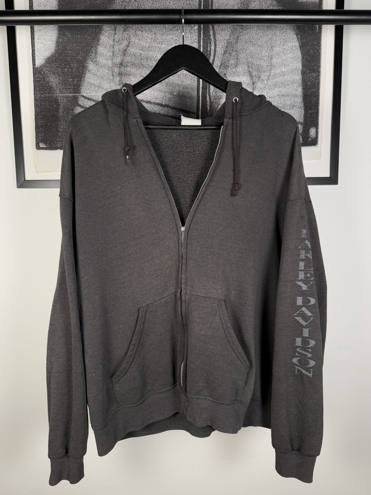 Harley Davidson × Vintage 🚭35+ YEAR OLD🚭 SUNFADED OVERSIZED HARLEY DAVIDSON LOGO ZIPUP Size US XL / EU 56 / 4 - 3 Thumbnail