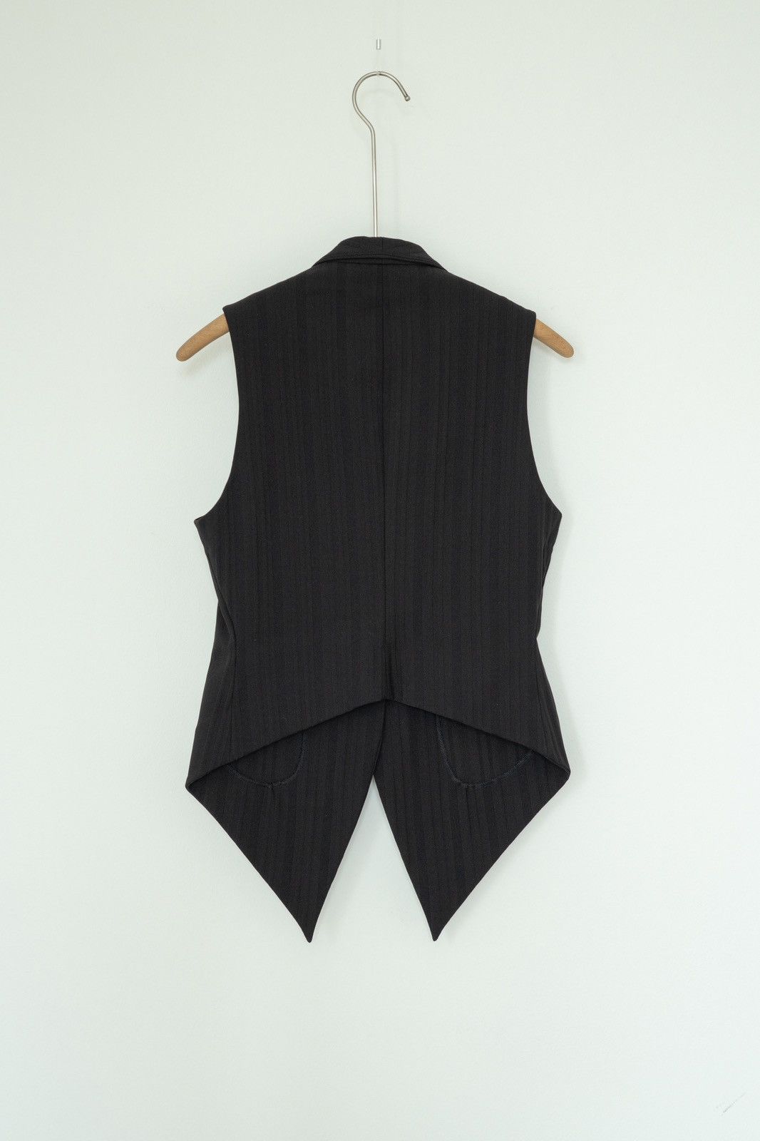 Romeo Gigli Romeo Gigli AW1996 Striped Tail Vest with Silver Buttons Size S / US 4 / IT 40 - 3 Thumbnail