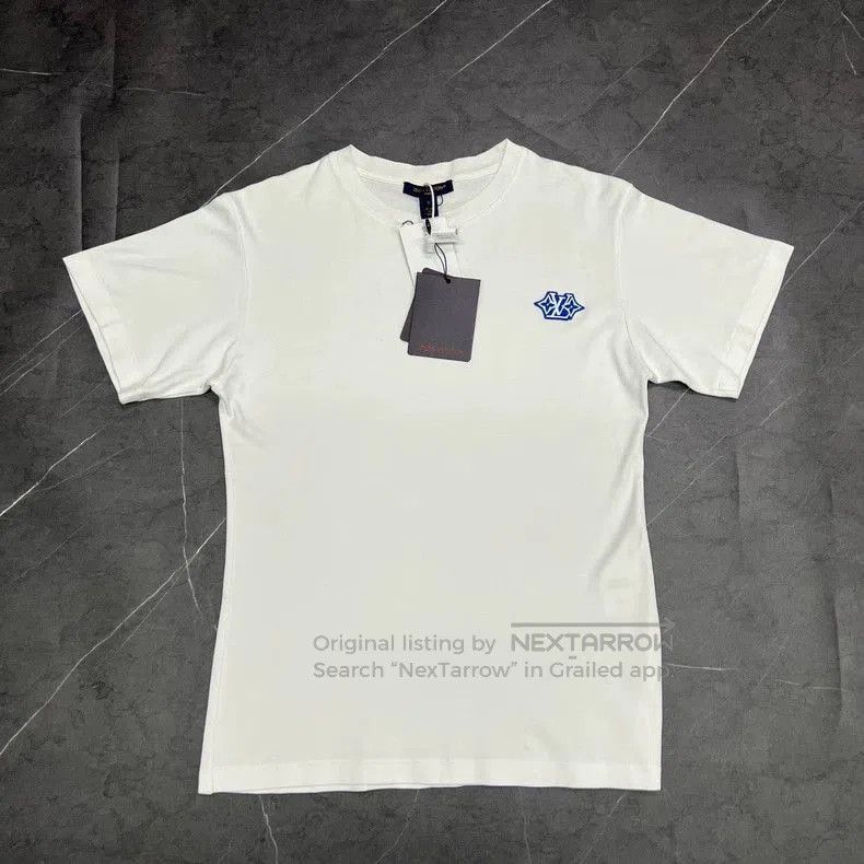 Louis Vuitton Louis Vuitton Logo Short Sleeve T. Size US S / EU 44-46 / 1 - 1 Thumbnail