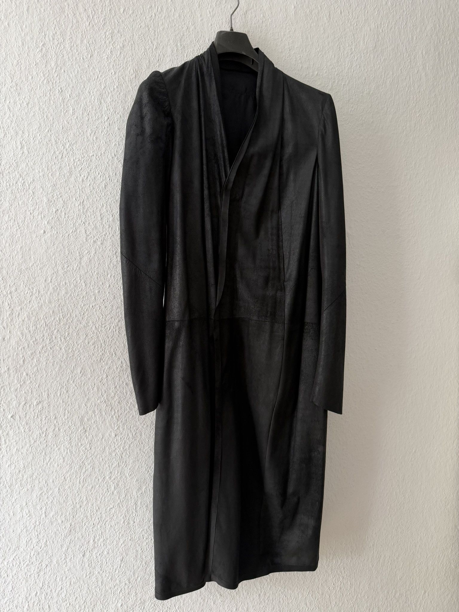 Rick Owens S/S 13 "ISLAND" Blistered Lamb Leather Coat Rick Owens Size US L / EU 52-54 / 3 - 7 Thumbnail