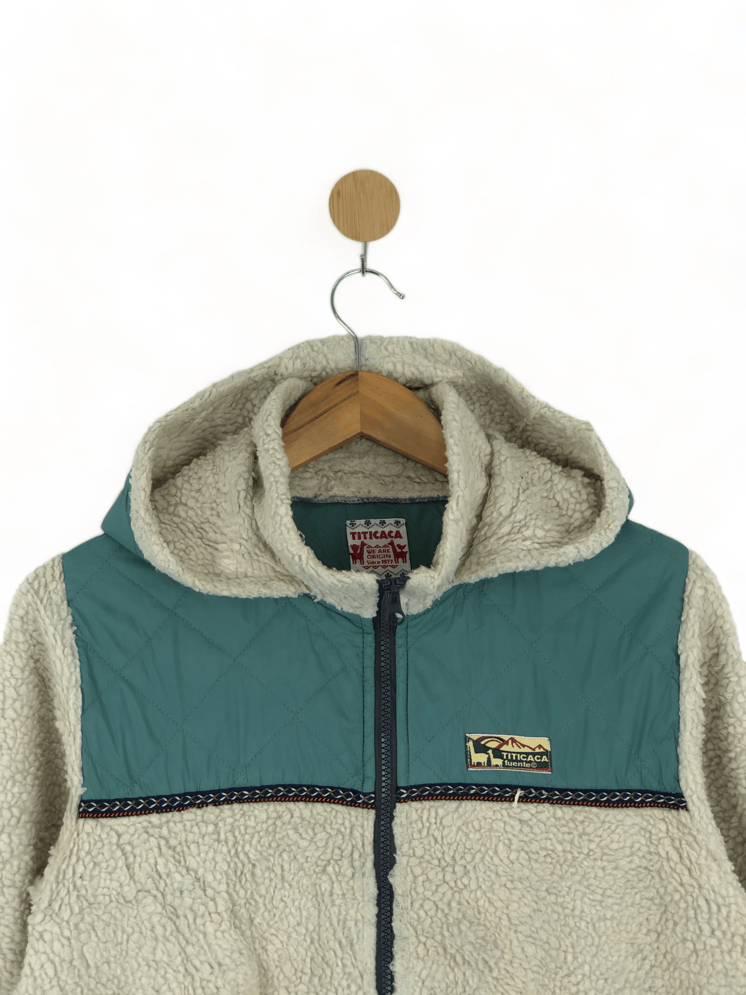 Japanese Brand Vintage Titicaca Zipper Ups Fleece Hoodie Jacket JA0005 Size US L / EU 52-54 / 3 - 2 Thumbnail