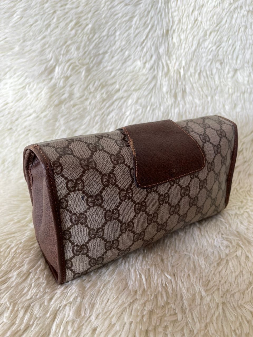 Gucci × Vintage Gucci GG Sherry Line Clutch Bag Size ONE SIZE - 7 Thumbnail