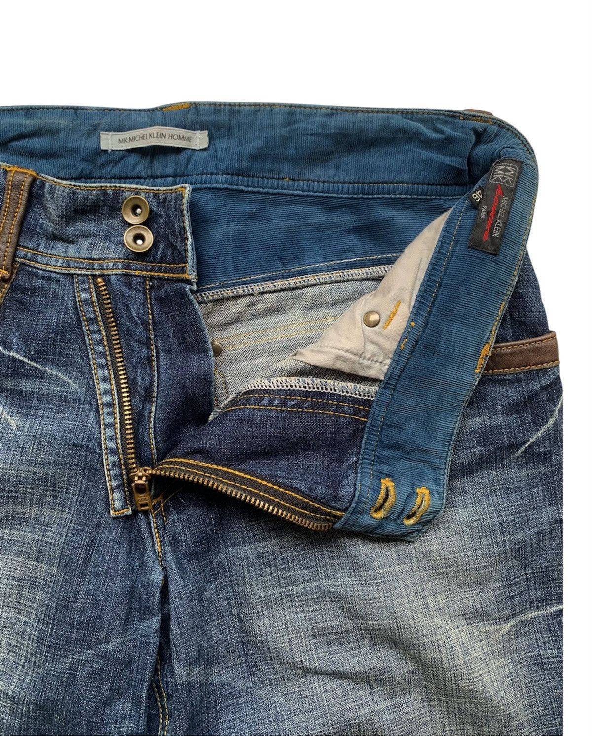 Michel Klein Asymmetric zipper with cowhide leather and embroidery Size US 32 / EU 48 - 13 Thumbnail
