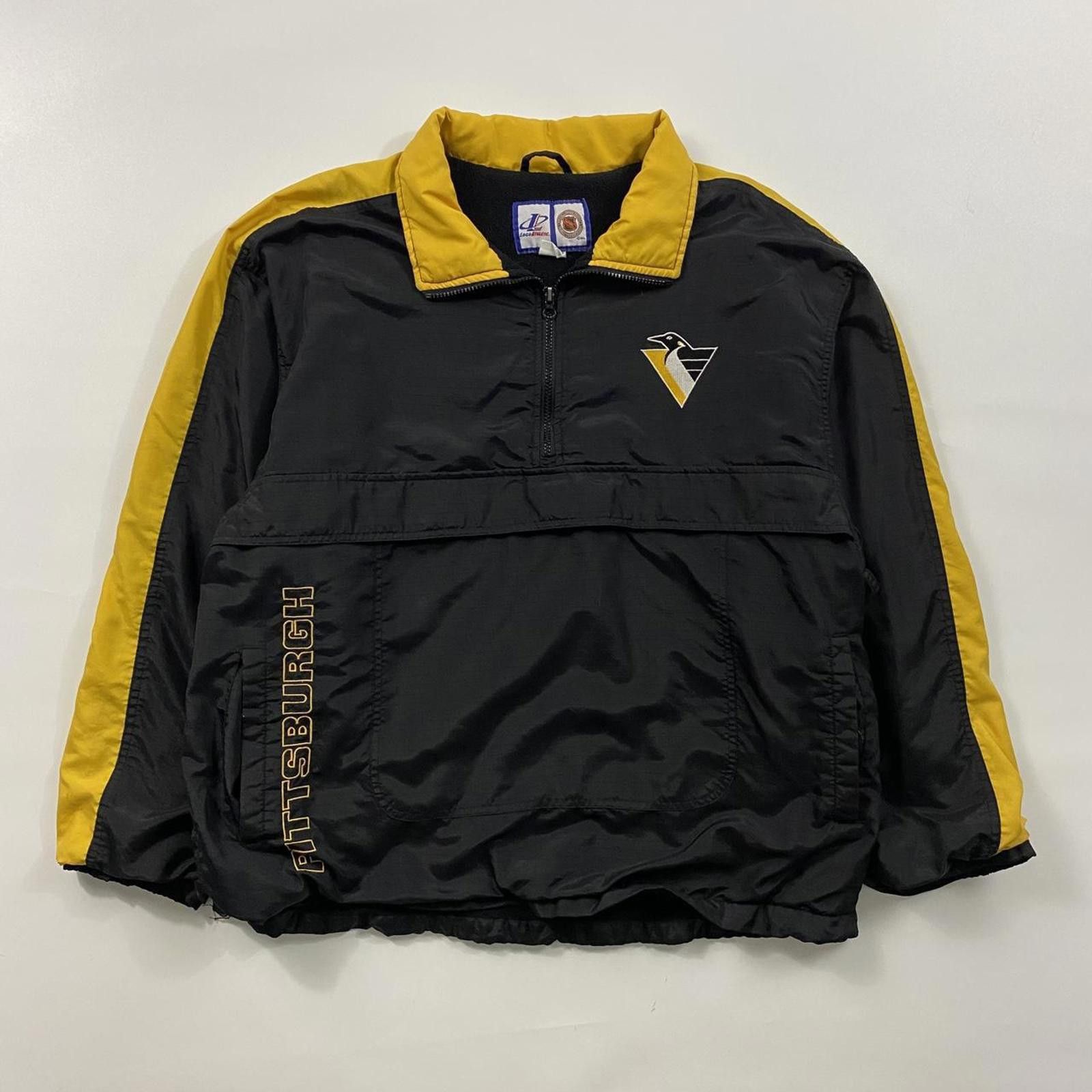 Logo Athletic Vintage Pittsburgh Penguins Windbreaker Hockey Jacket Size US L / EU 52-54 / 3 - 1 Thumbnail