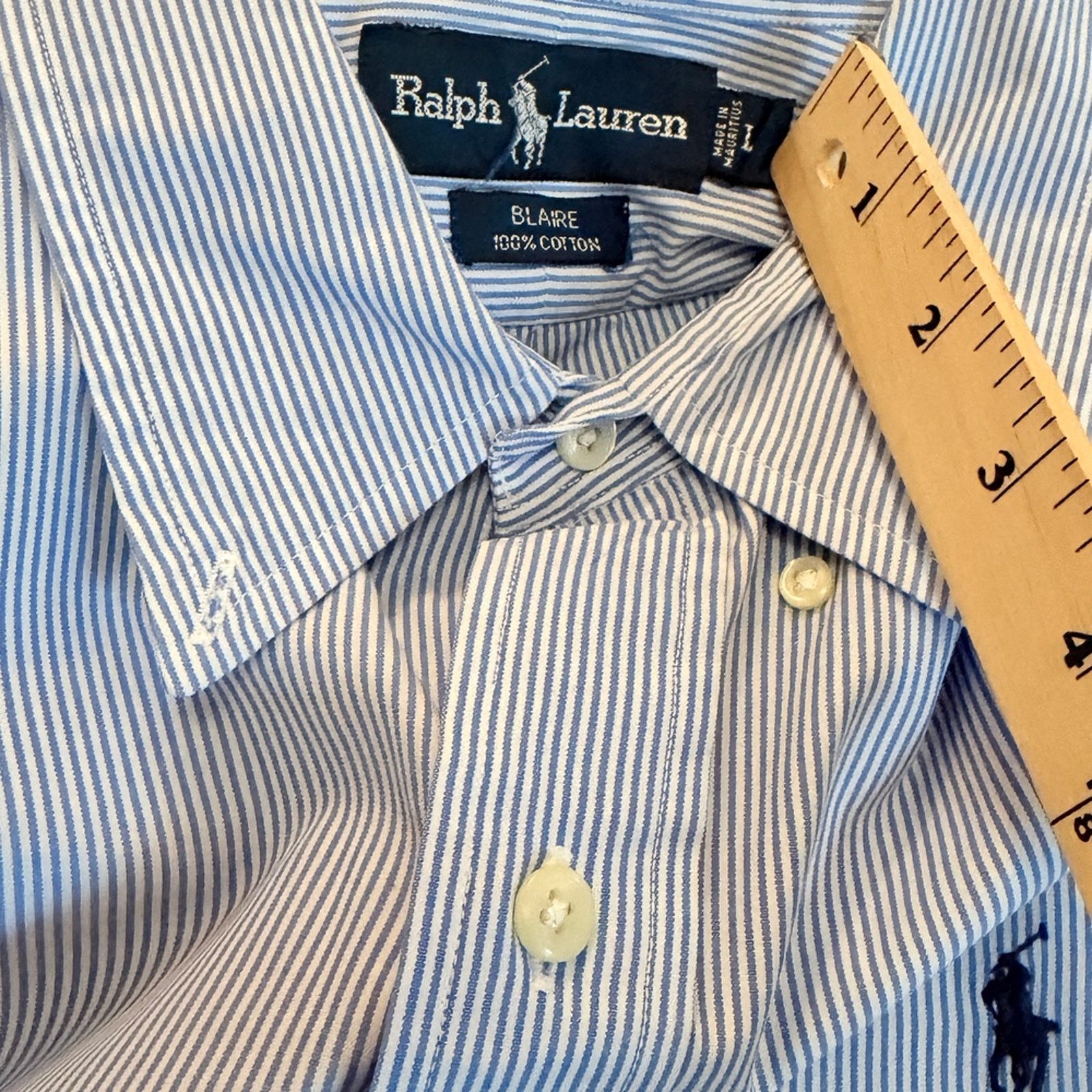 Ralph Lauren Blue Label Vintage Ralph Lauren Blaire blue label button down men large Size US L / EU 52-54 / 3 - 2 Thumbnail