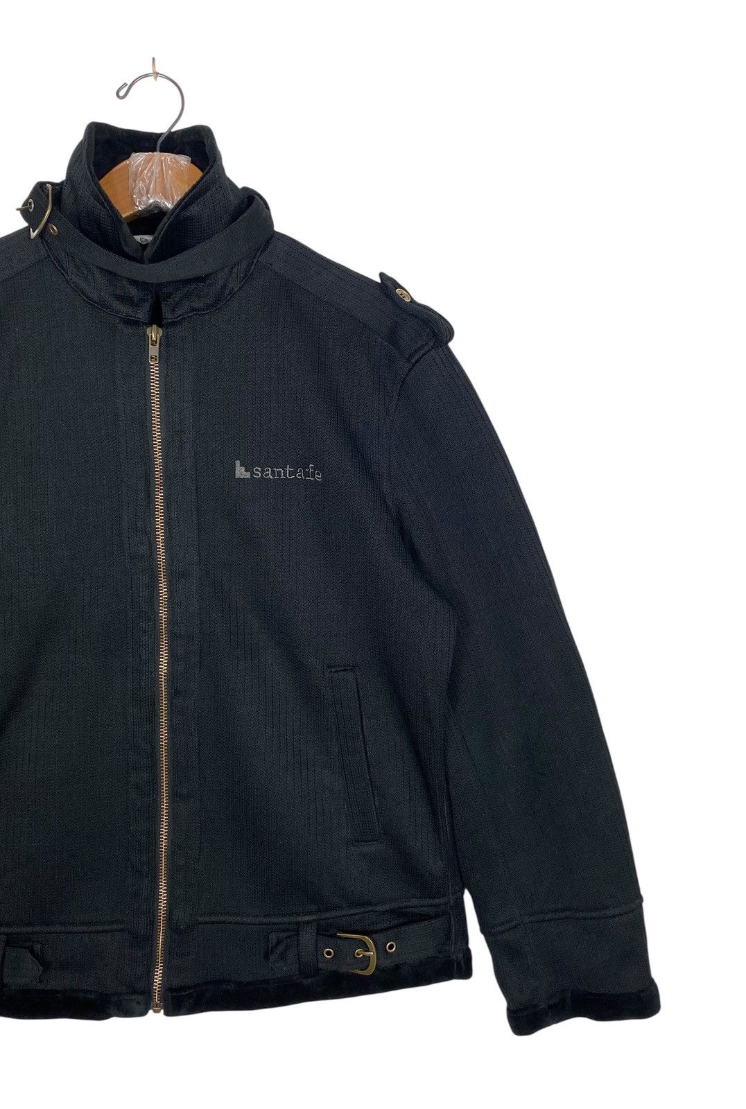 Japanese Brand Santafe Military Style High Collar with Buckle Strap Jacket Size US M / EU 48-50 / 2 - 3 Thumbnail