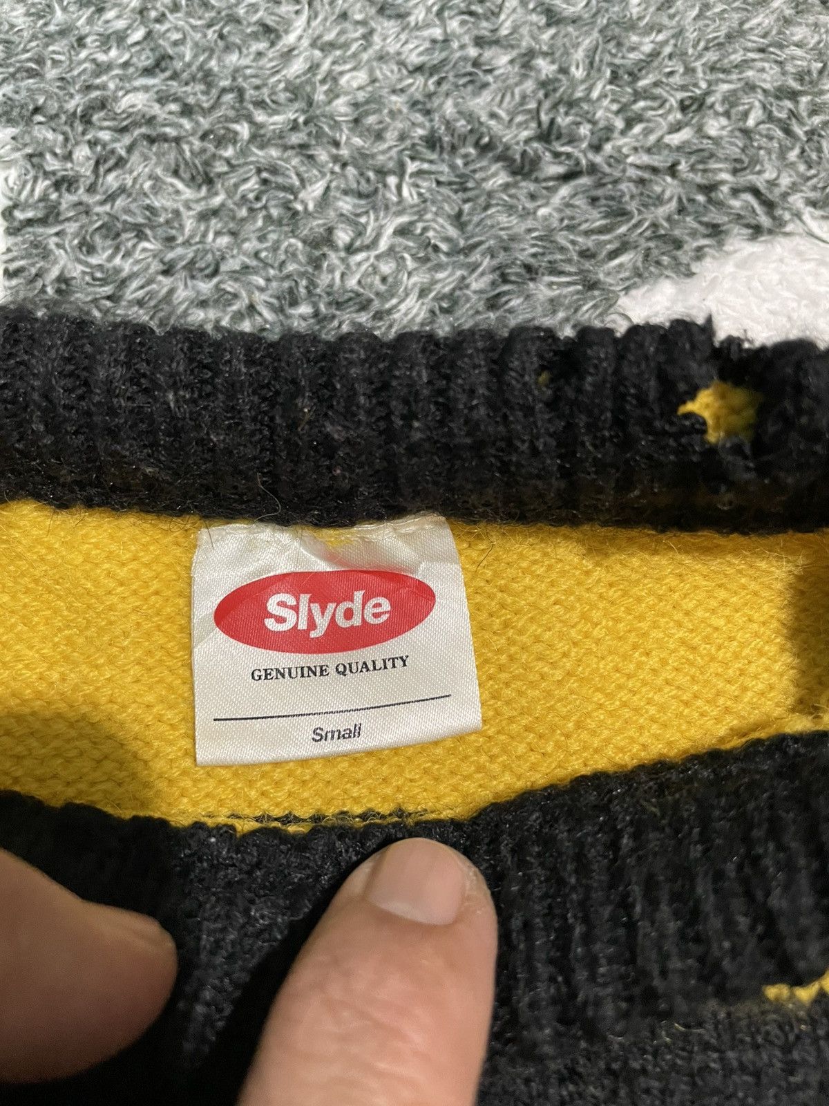 Japanese Brand SLYDE DISTRESSED STRIPED PUNK STYLE KNITWEAR Size US M / EU 48-50 / 2 - 11 Thumbnail